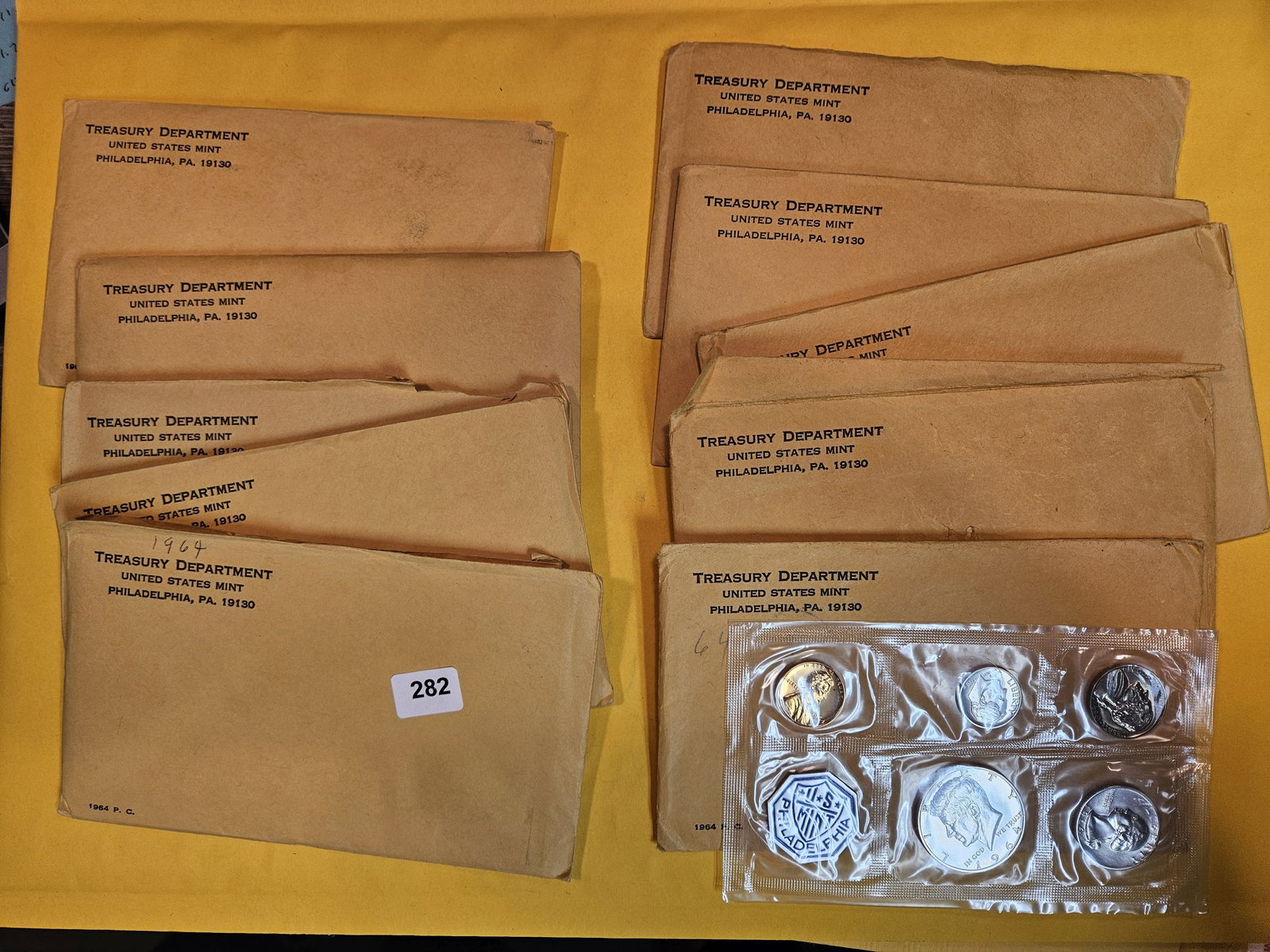 Ten 1964 US Silver Proof Sets (1 of 1)