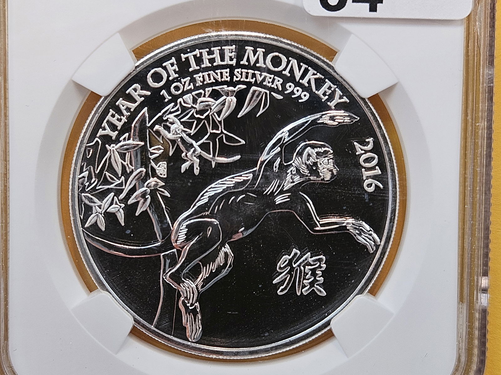 NGC 2016 Great Britain Silver Two Pound in Mint State 69 Deep Proof-like (1 of 4)