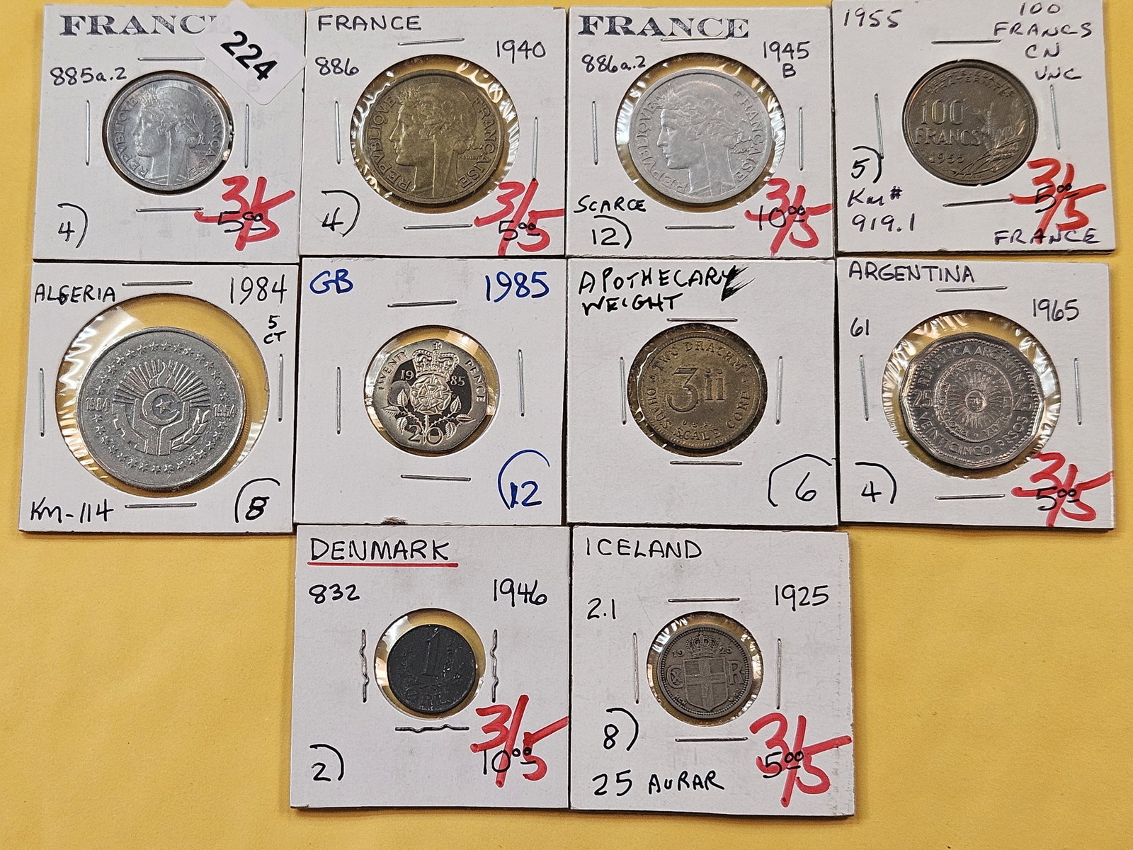 Ten Mixed World Coins (1 of 7)