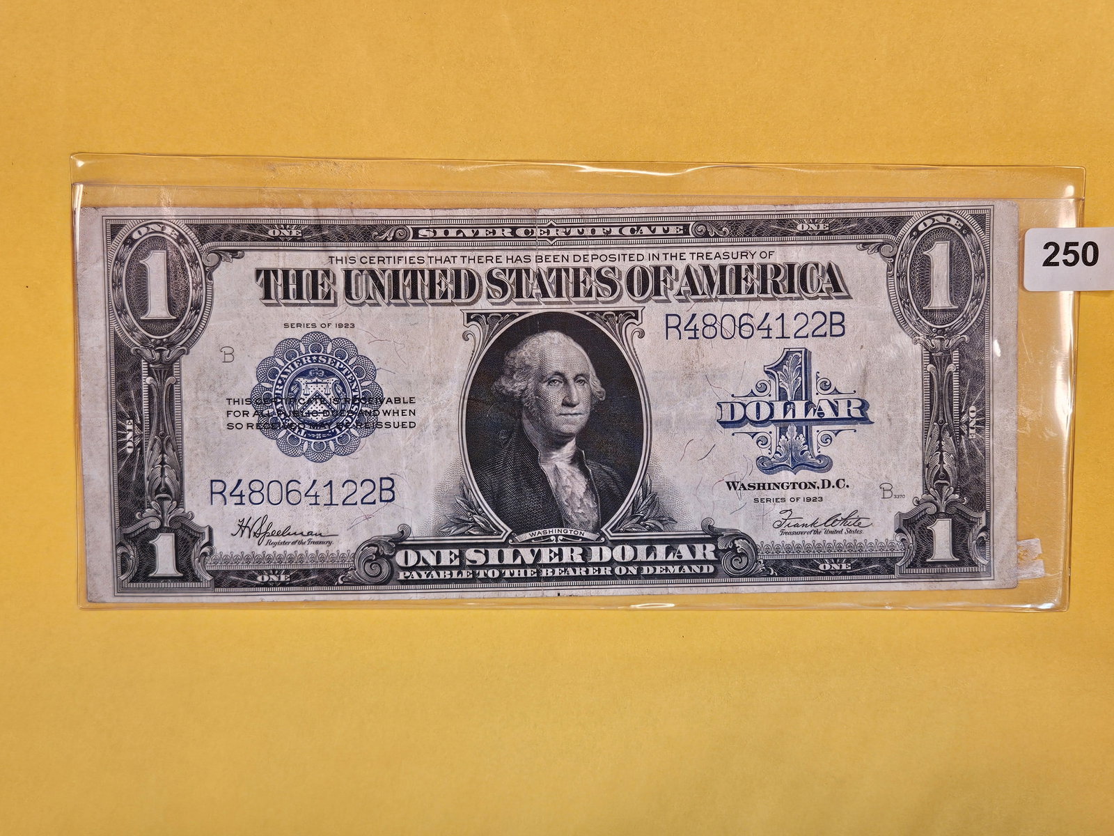 1923 Large Size One Dollar Silver Certificate (1 of 2)