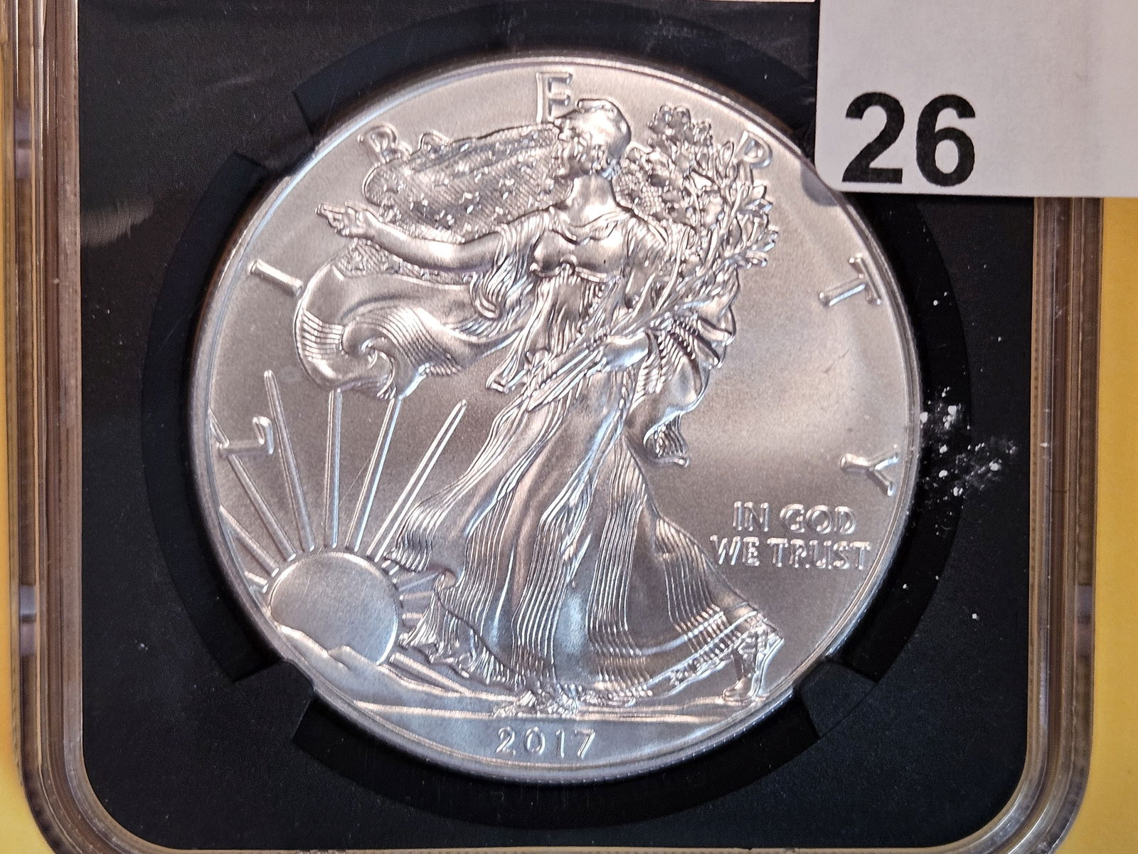 PERFECT! NGC 2017 American Silver Eagle in Mint State 70 (1 of 3)