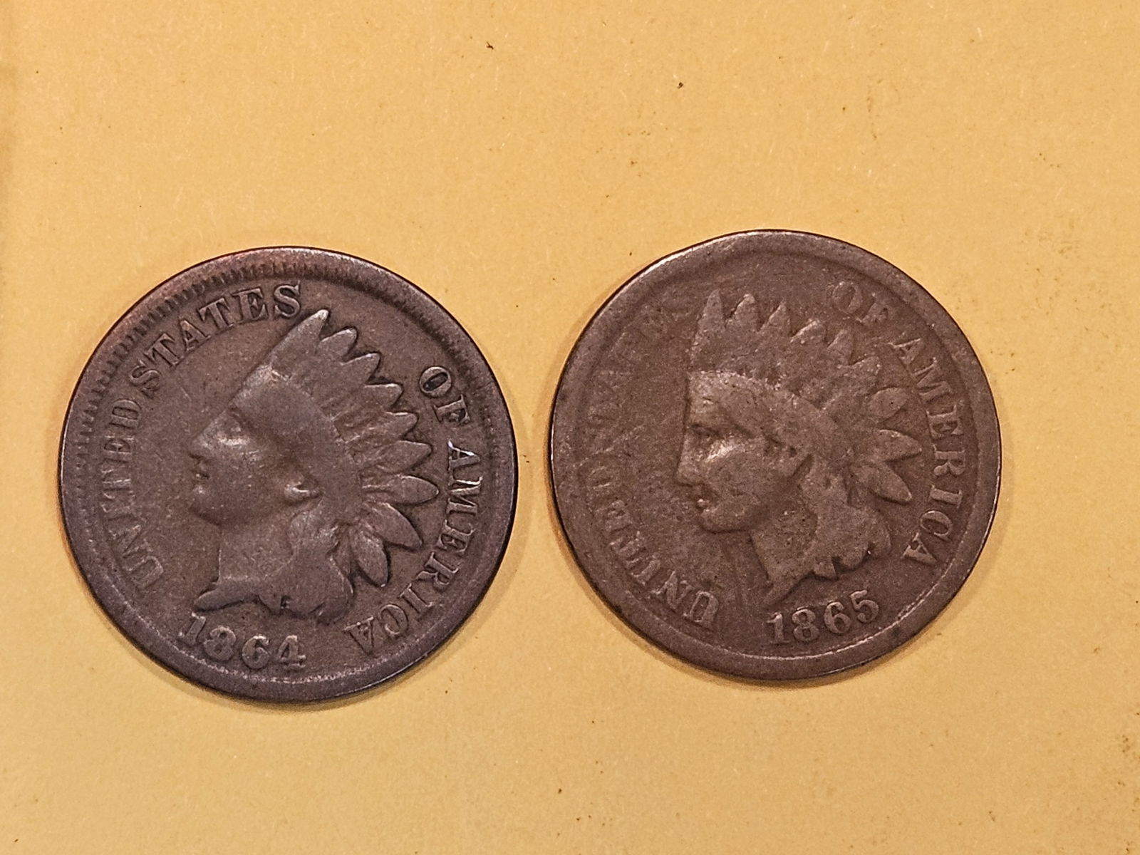 Two Better date Indian cents in Very Good plus (1 of 3)
