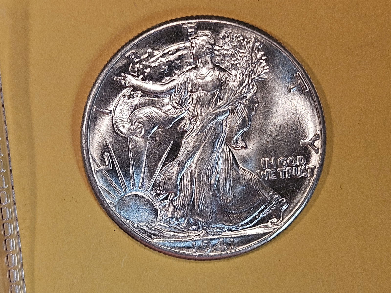Choice Brilliant Uncirculated plus 1941 Walking Liberty Half Dollar (1 of 5)