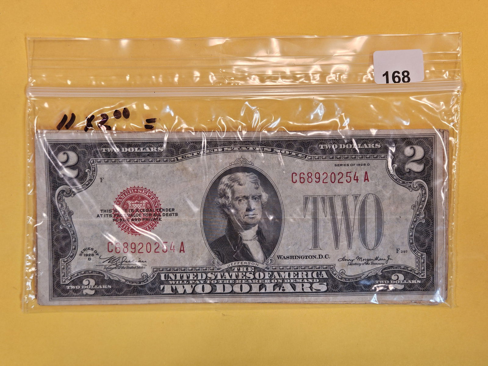 Eleven $2 US Notes (1 of 2)