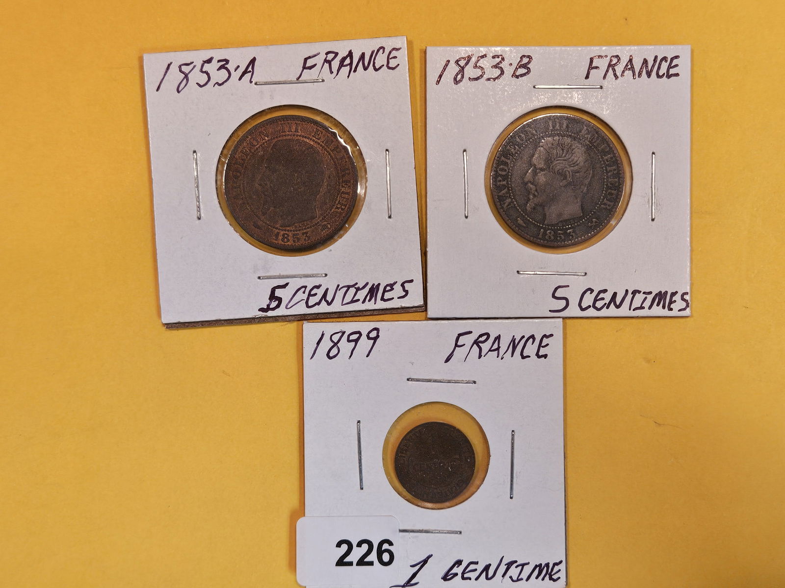 Three better date French coins (1 of 7)
