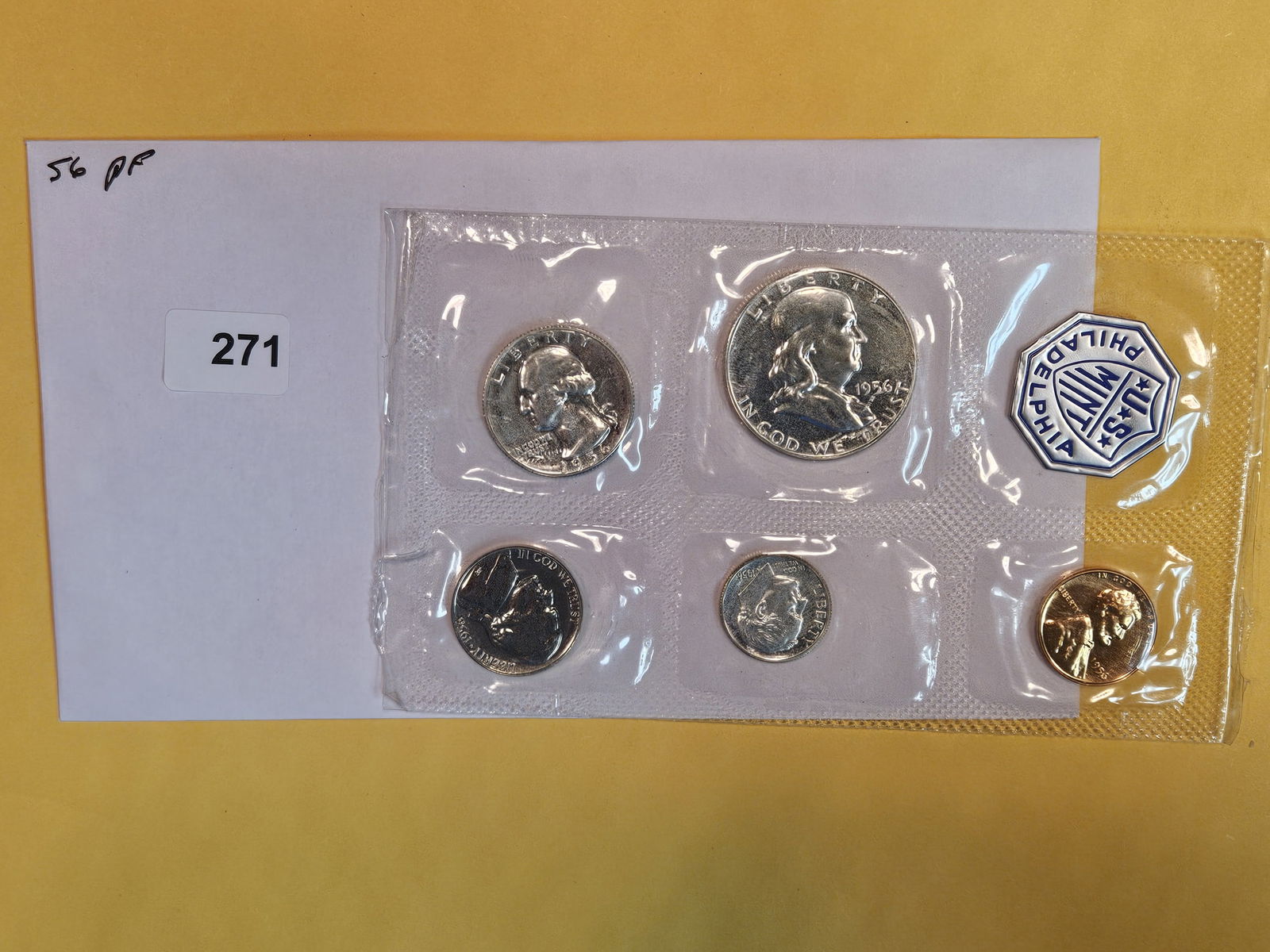 Better date 1956 US Silver proof Set (1 of 3)