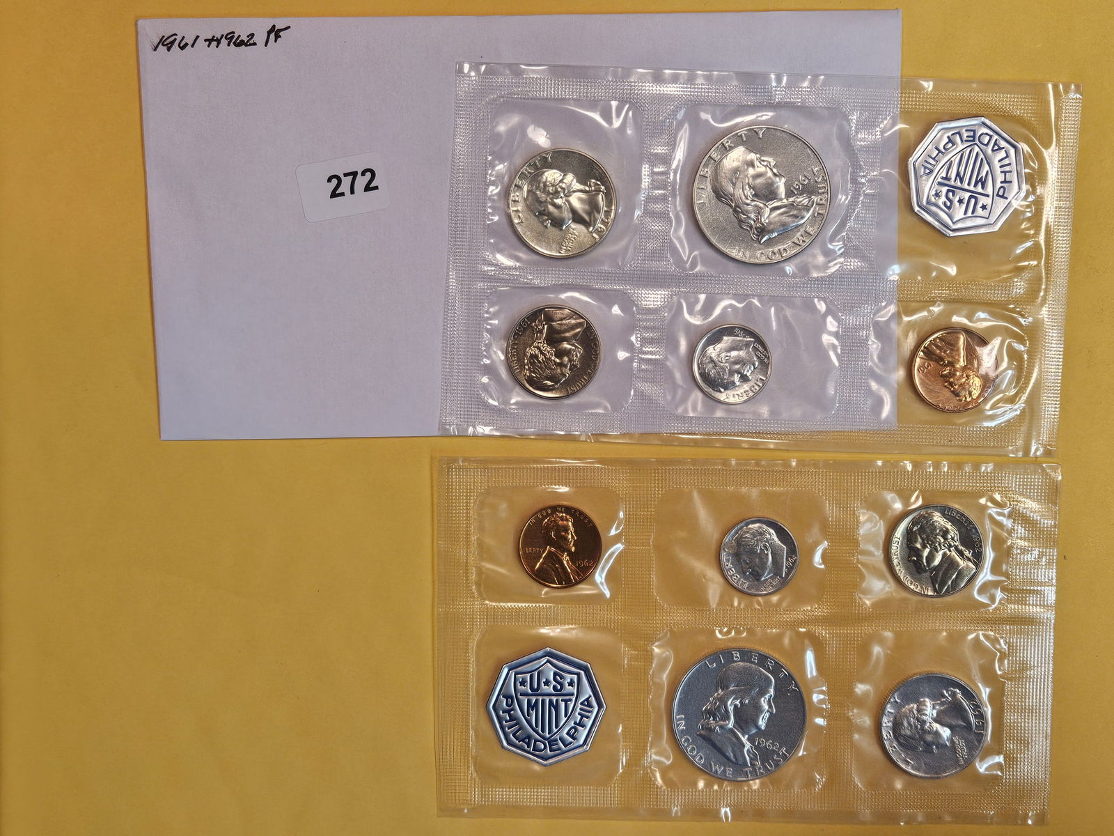 1961 and 1961 US Silver Proof Sets (1 of 2)