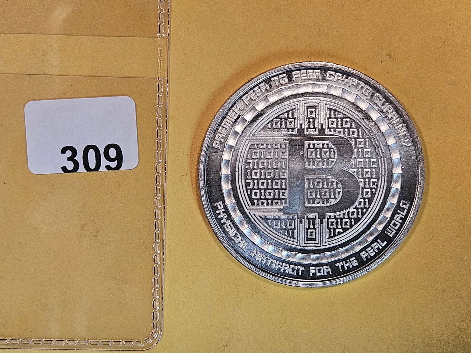 One Troy ounce .999 fine silver art round (1 of 2)