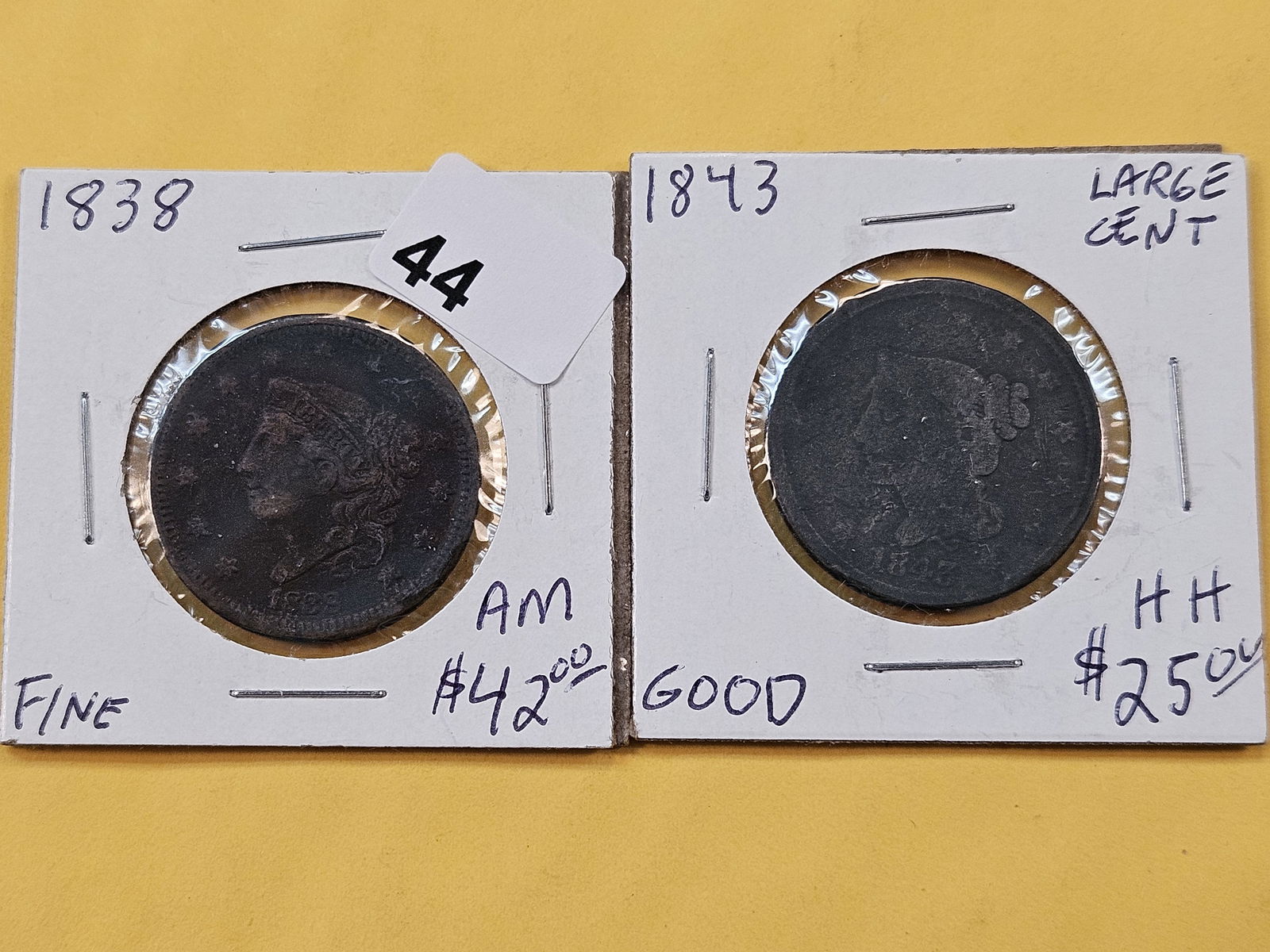 Two Mixed Large Cents (1 of 6)