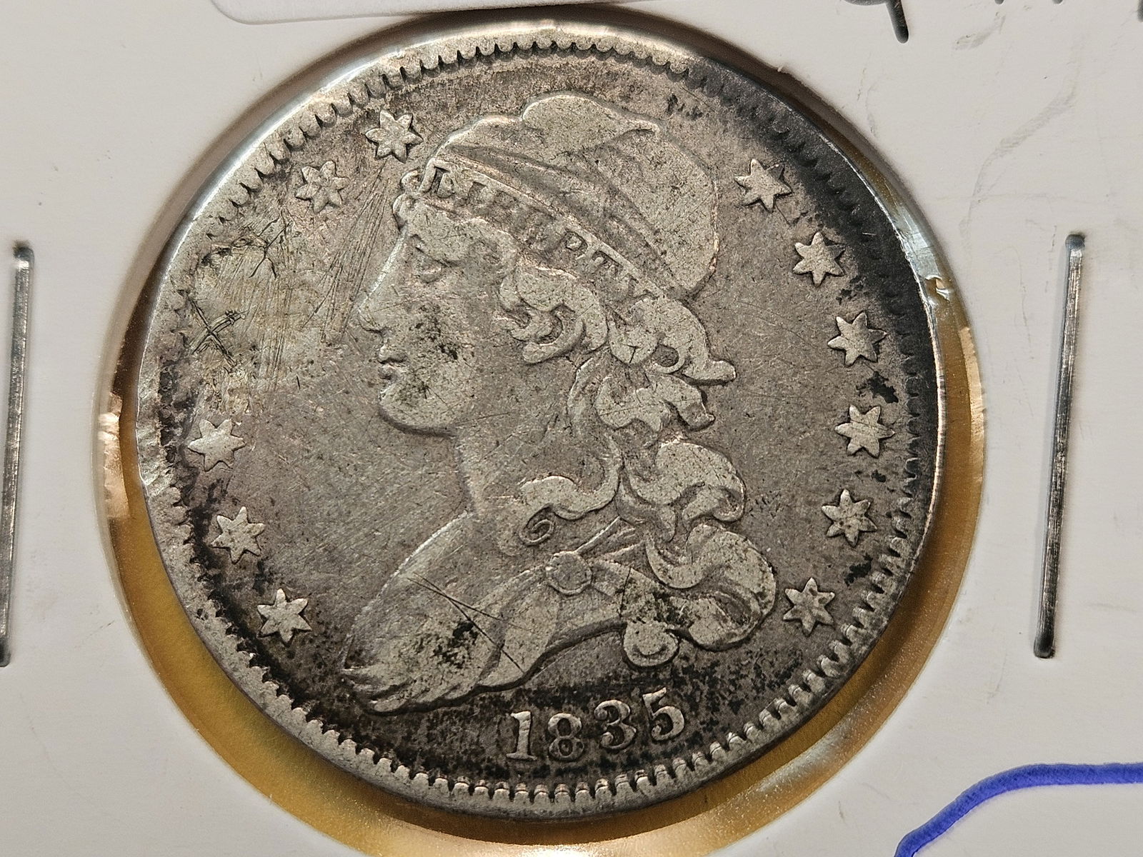 1835 Capped Bust Silver Quarter (1 of 4)