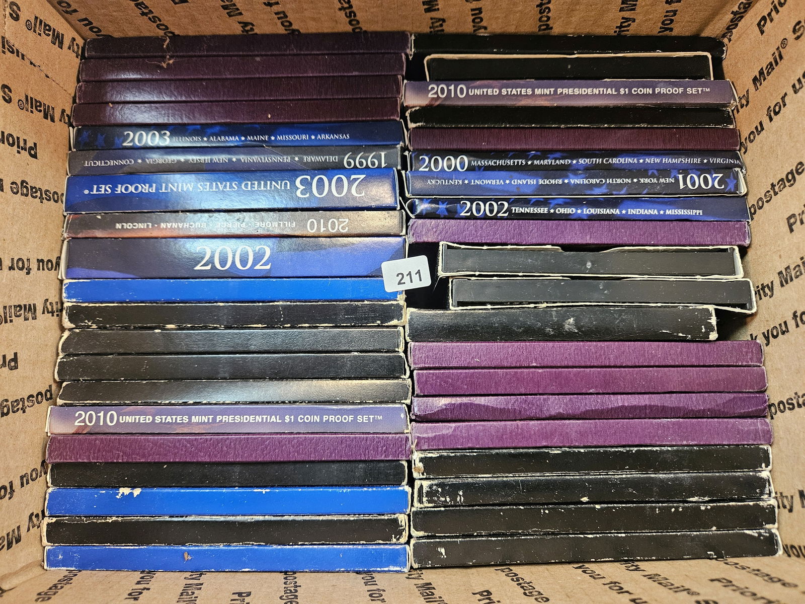 Forty US Proof Sets (1 of 1)