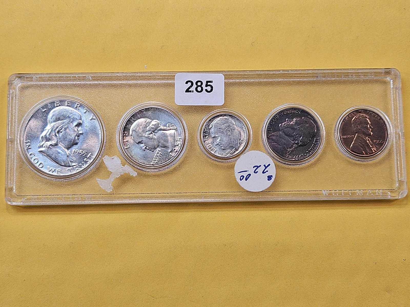 Semi-key 1955 Silver Year Set (1 of 4)