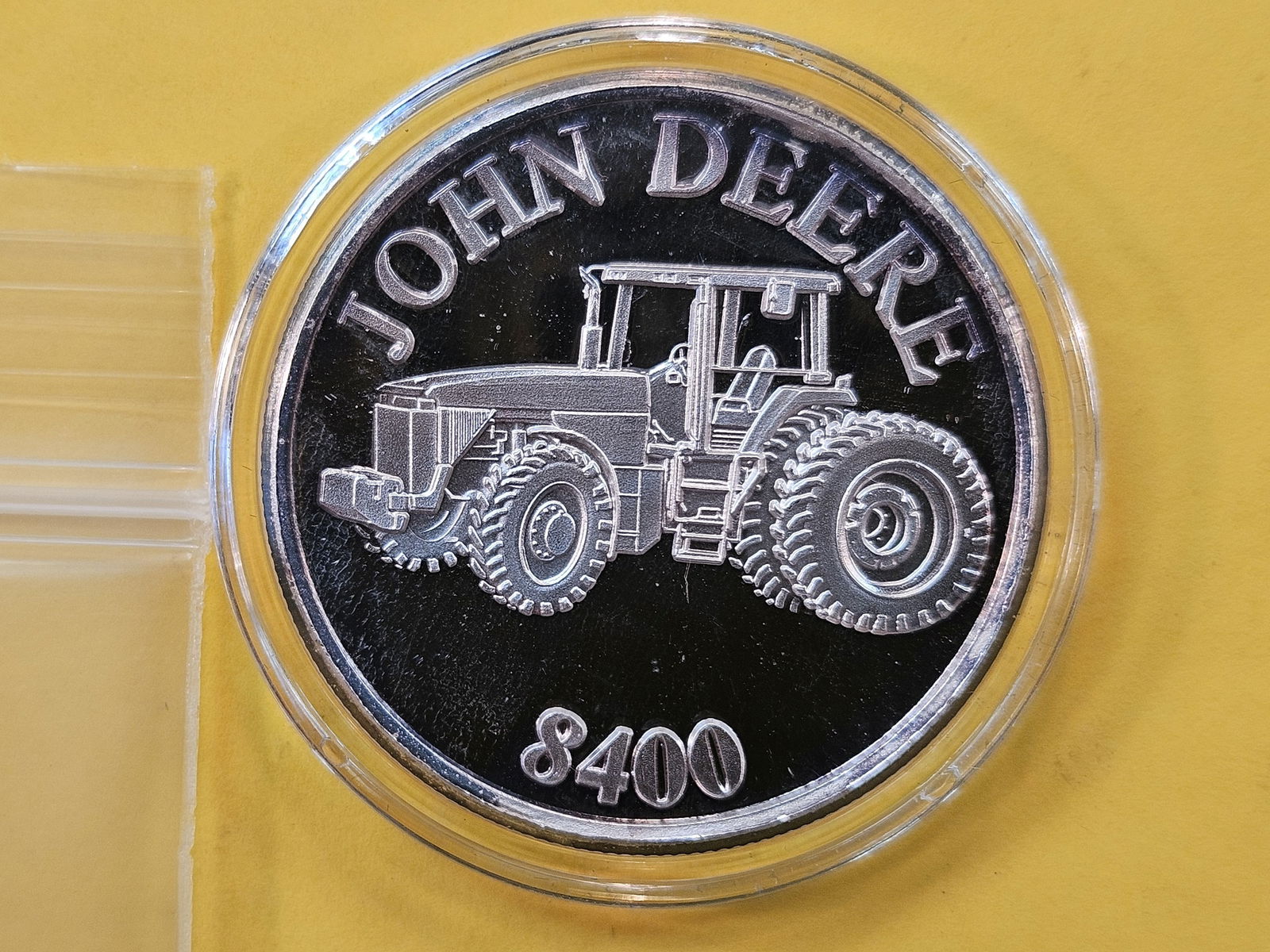 JOHN DEERE SILVER! One Ounce GEM Proof .999 Fine Silver Art round (1 of 4)