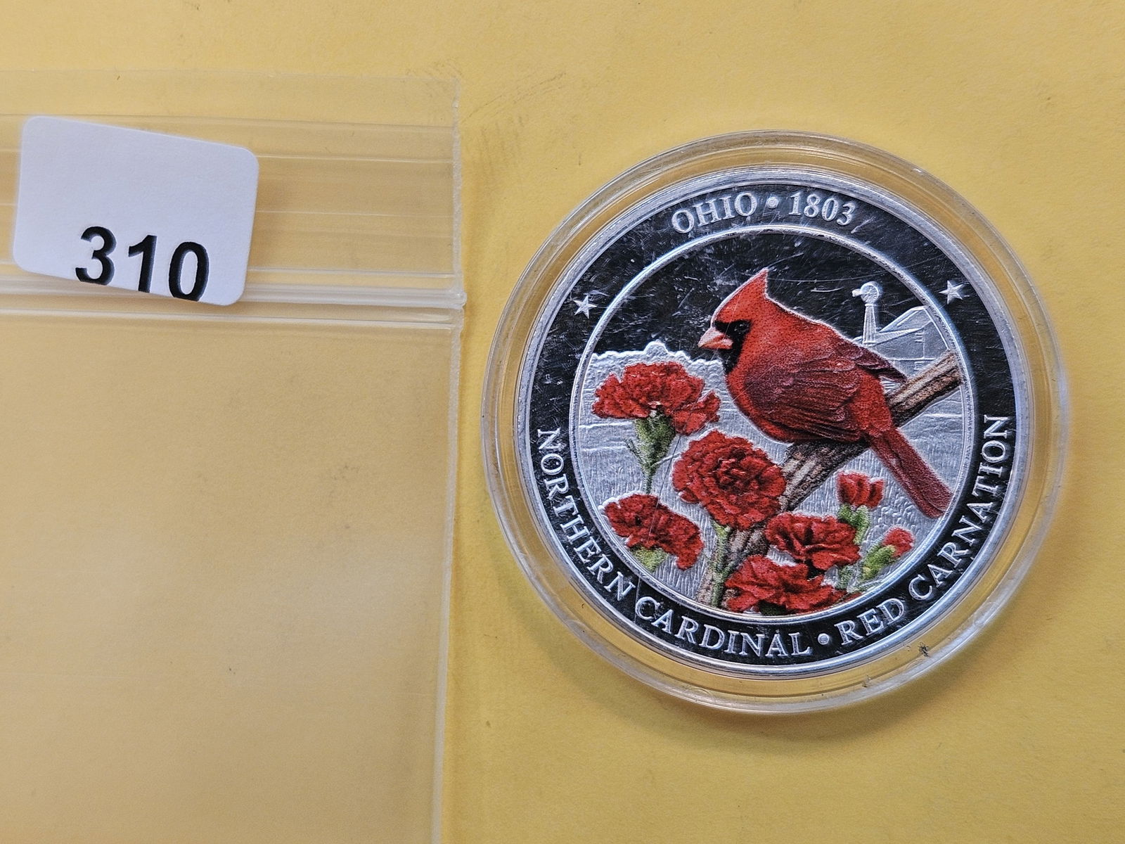 One Troy Ounce .999 Silver Proof Art Round (1 of 2)