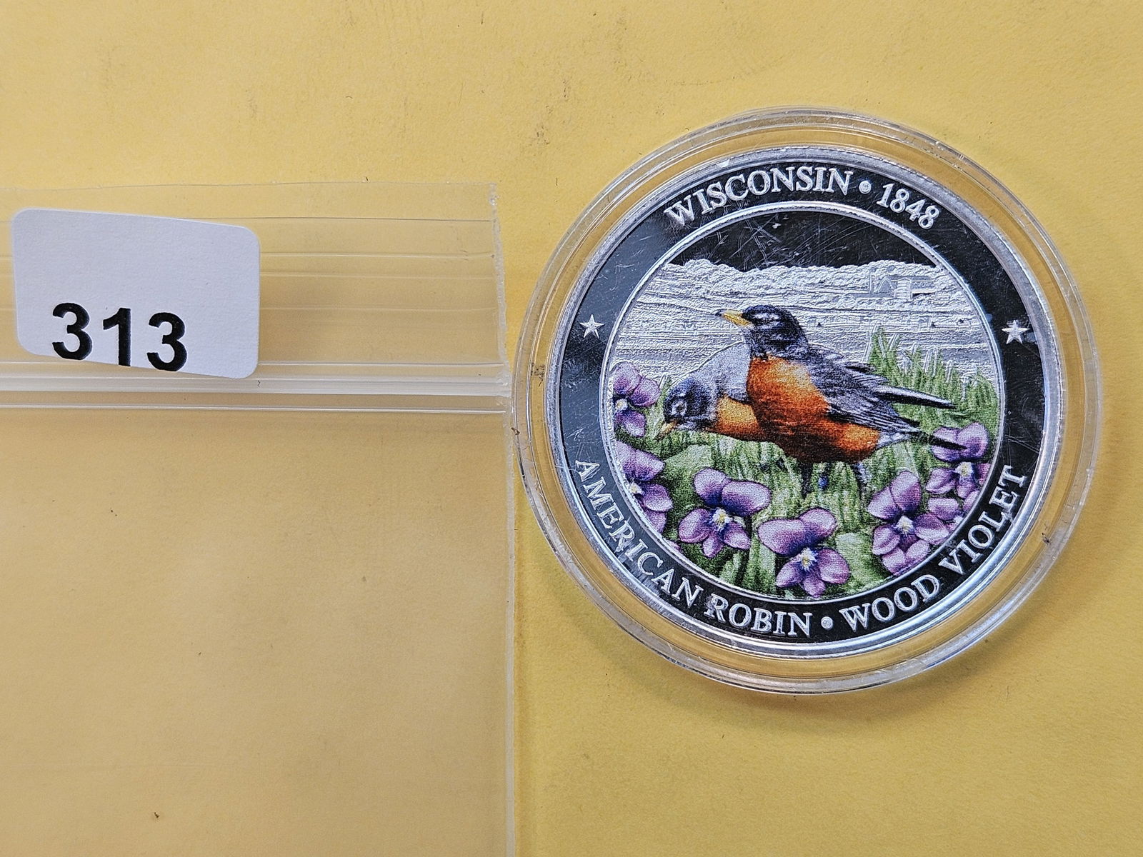 One Troy Ounce .999 Silver Proof Art Round (1 of 2)