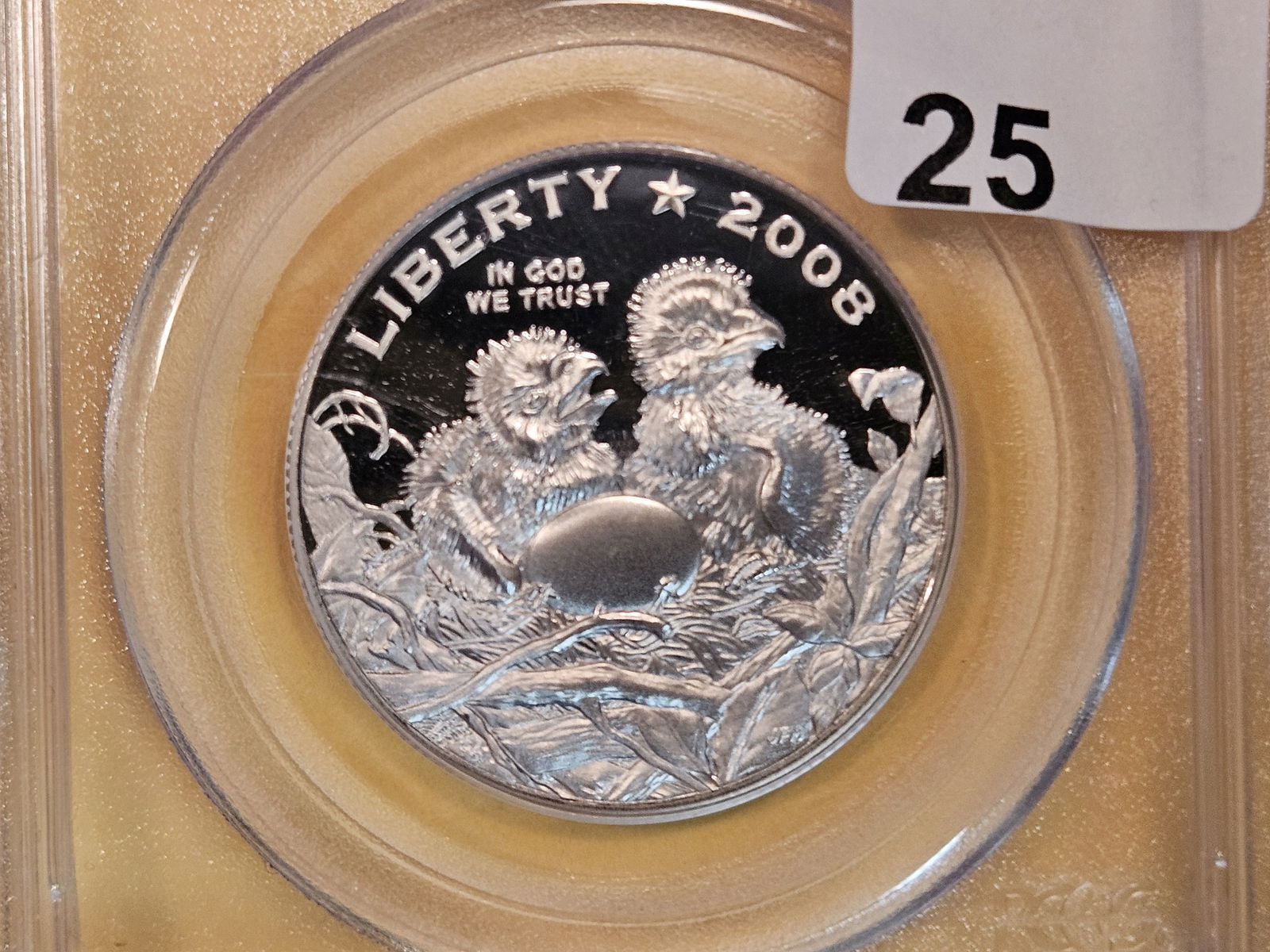 PERFECT! PCGS 2008-S Fifty Cent Bald Eagle in Proof 70 Deep Cameo (1 of 3)