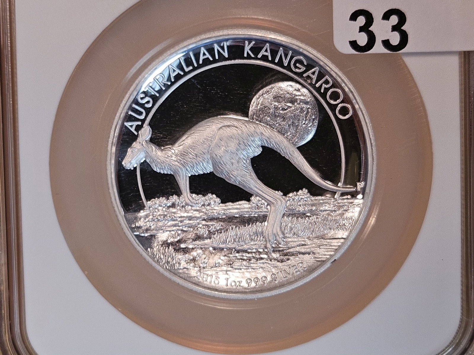 PERFECT! NGC 2015-P Australia silver Dollar in Proof 70 Ultra Cameo (1 of 3)