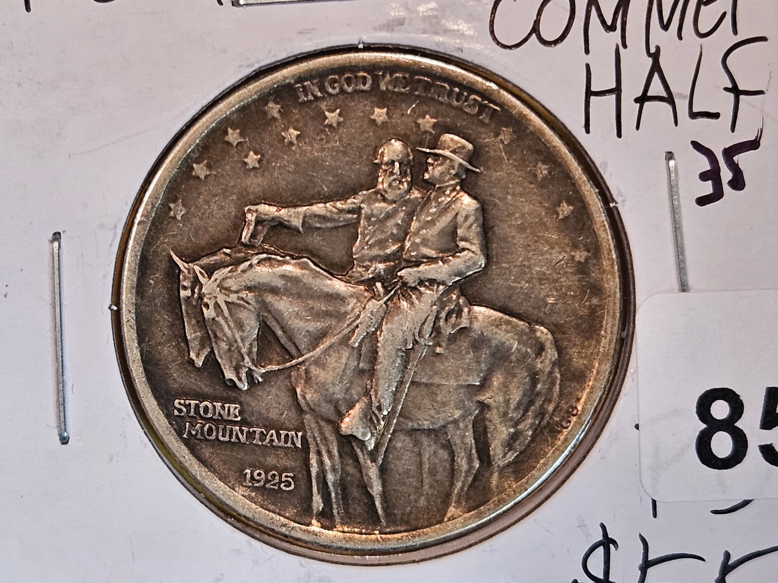 1925 Stone Mountain Commemorative silver half dollar (1 of 3)