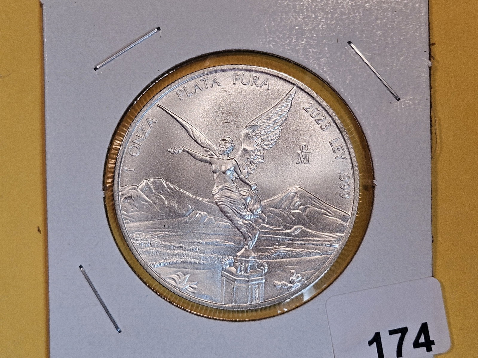 GEM Brilliant Uncirculated 2023 Mexico silver Onza: Libertad
