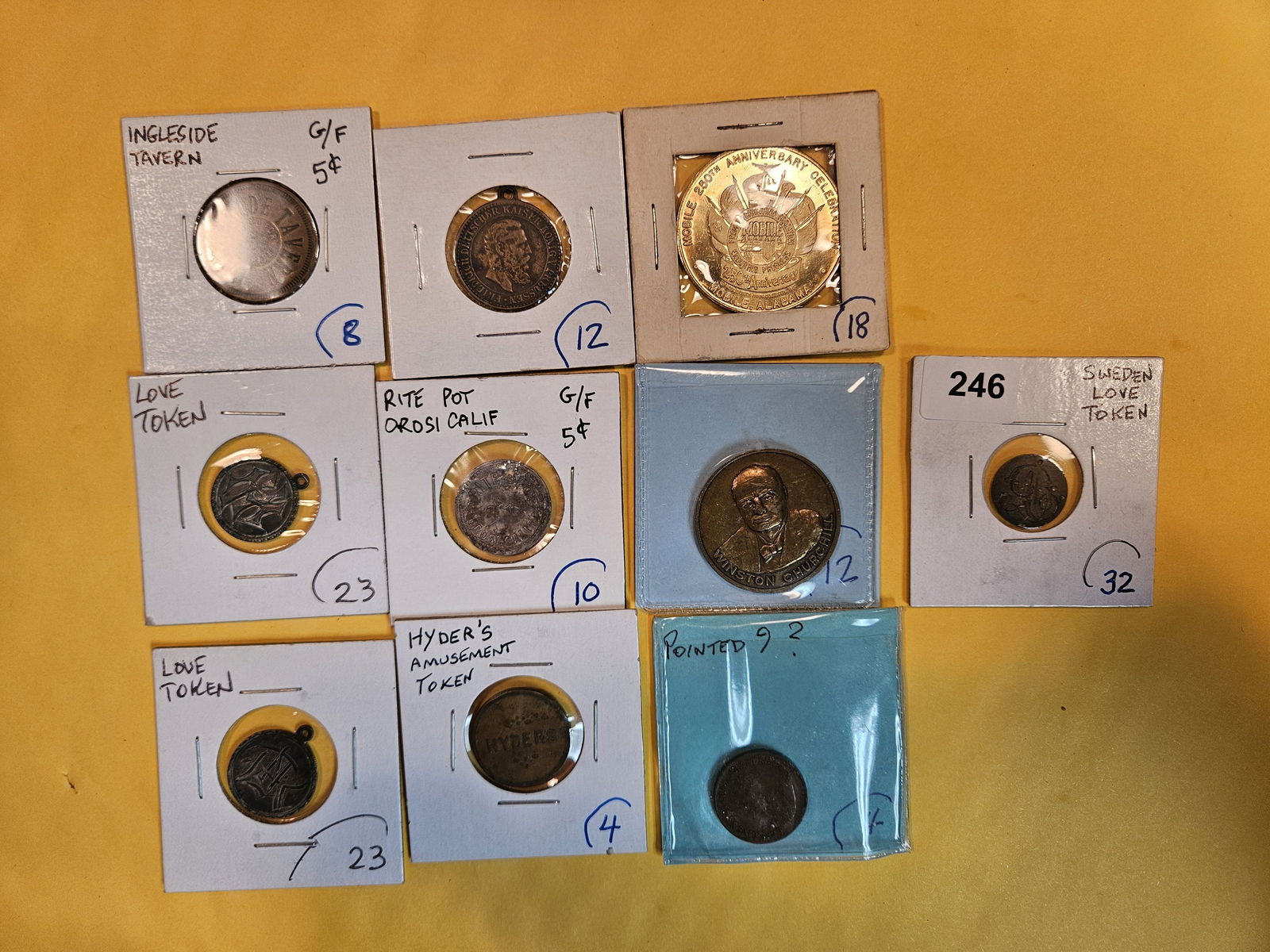 Ten more cool pieces of exonumia (1 of 8)