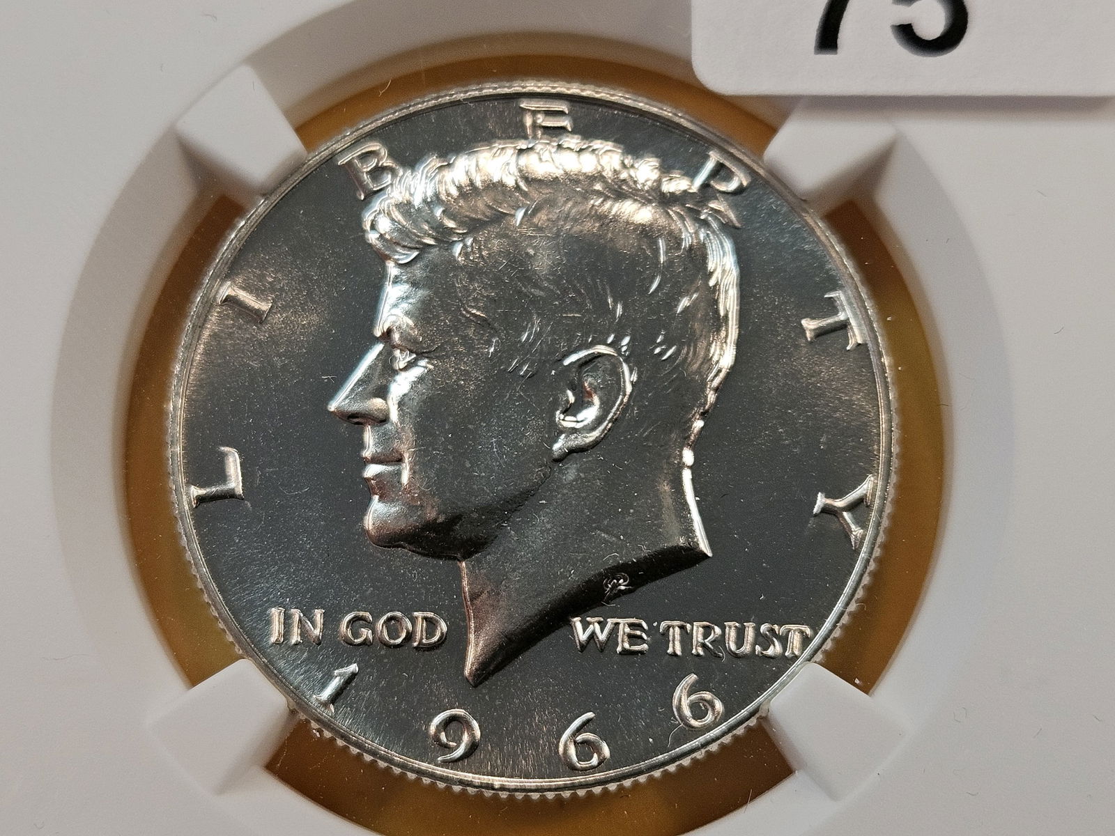 NGC 1966 Kennedy Silver Half Dollar in Mint State 67 (1 of 4)