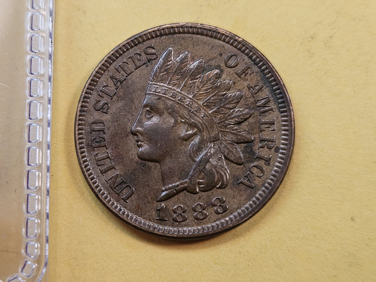 1888 Indian Head Cent in About Uncirculated Plus (1 of 4)