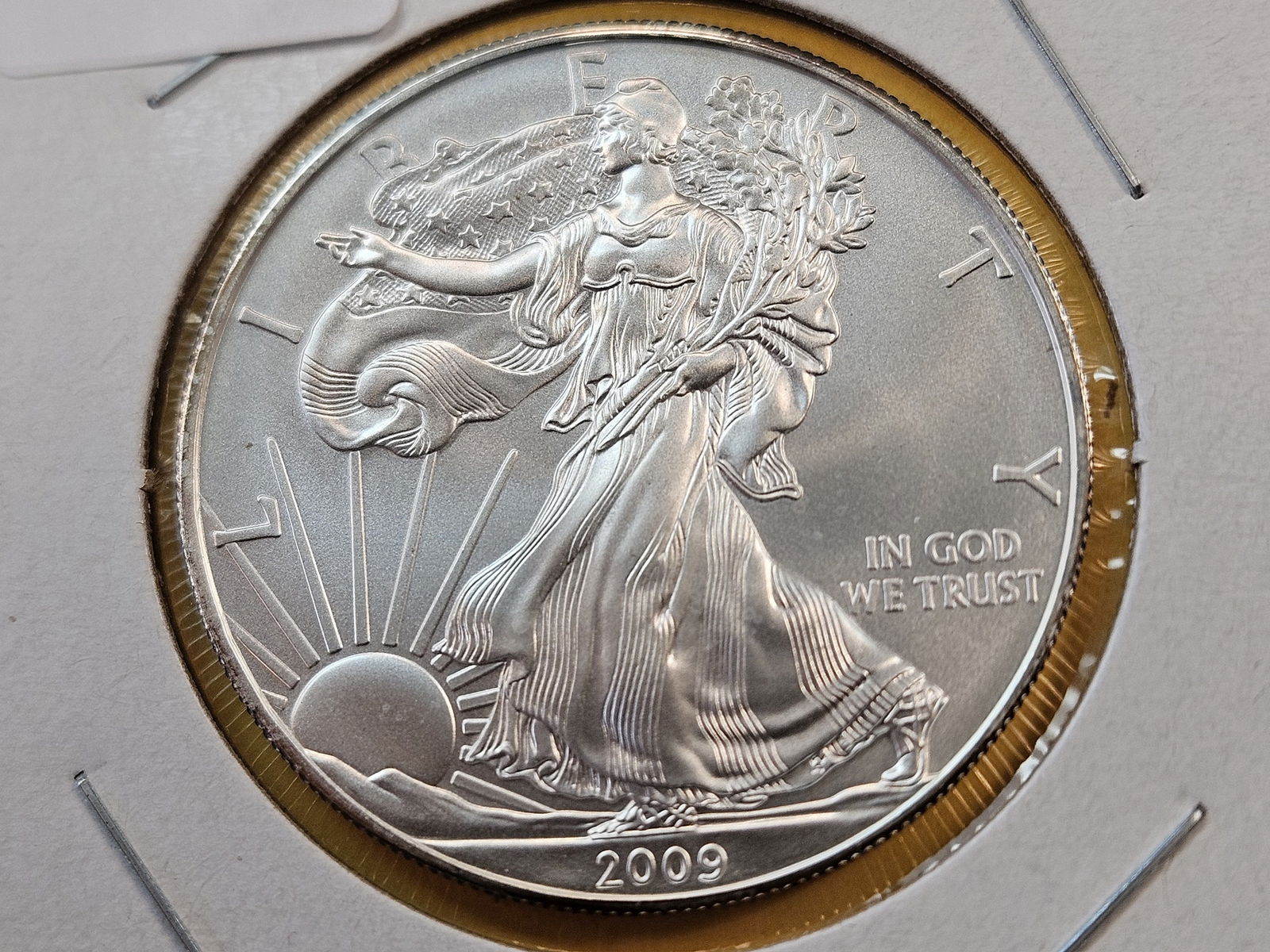 GEM Brilliant Uncirculated 2009 American Silver Eagle (1 of 4)