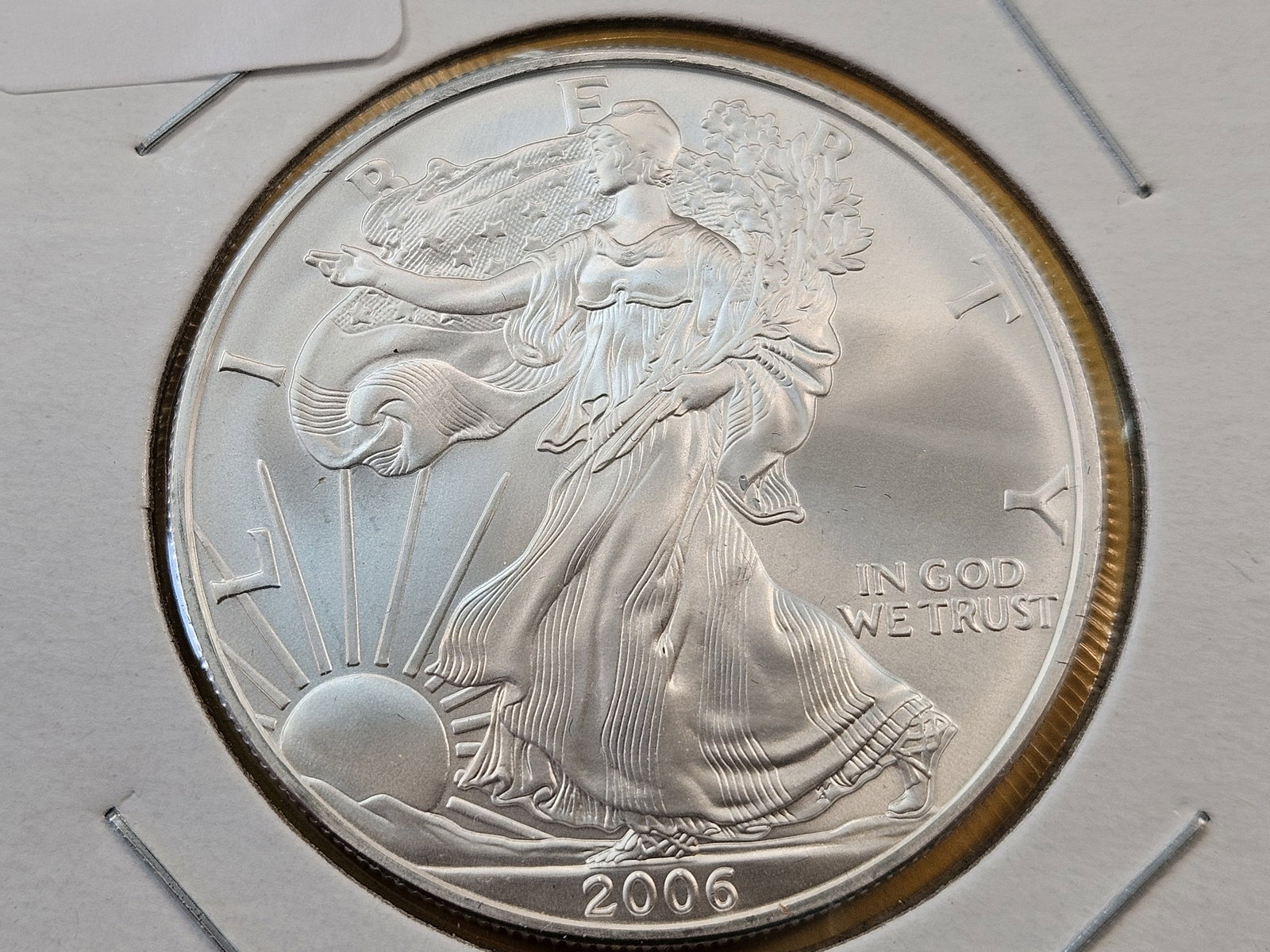 GEM Brilliant Uncirculated 2006 American Silver Eagle (1 of 4)