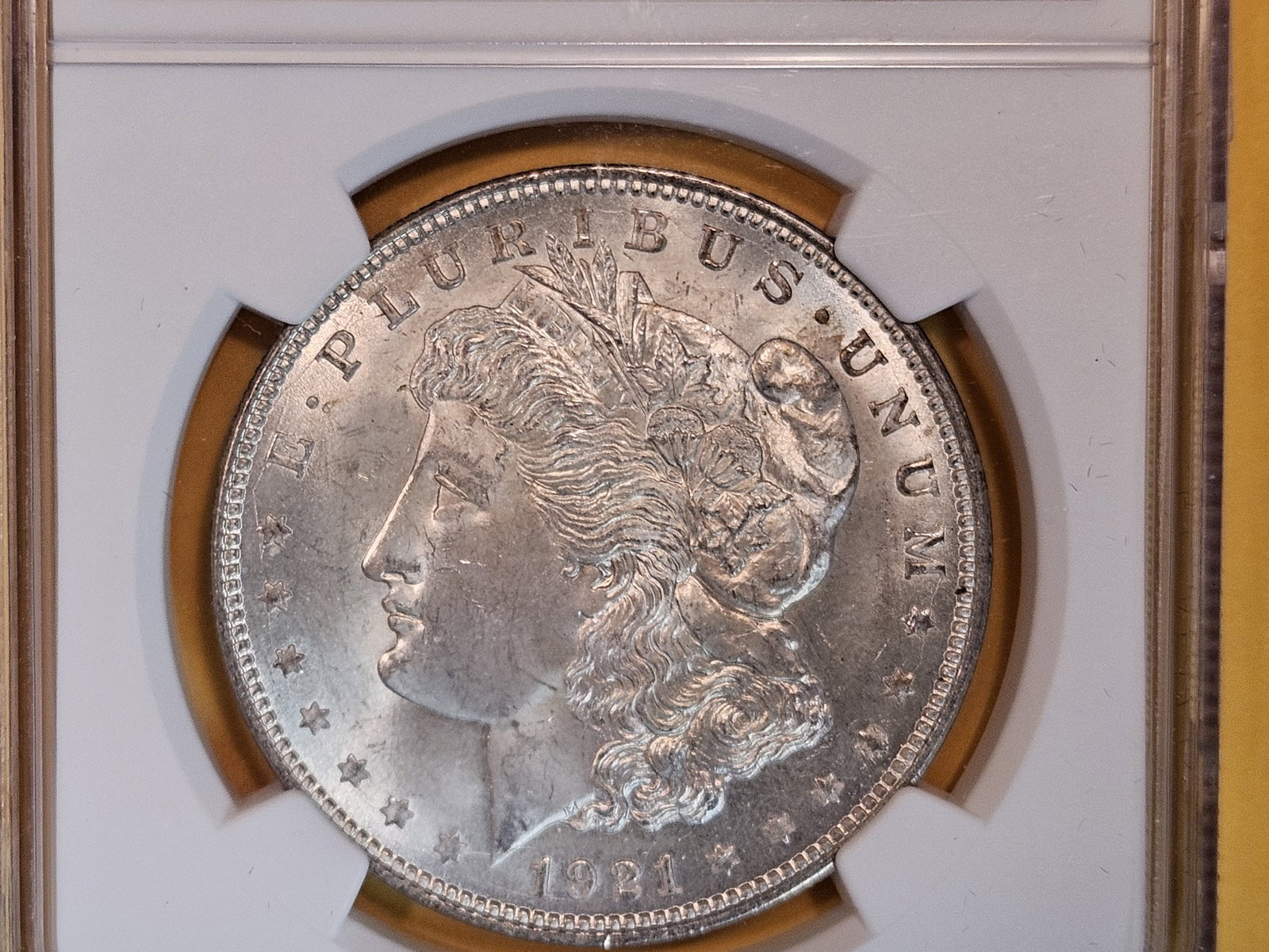 NGC 1921 Morgan Dollar in Mint State 64: Last year Issue
