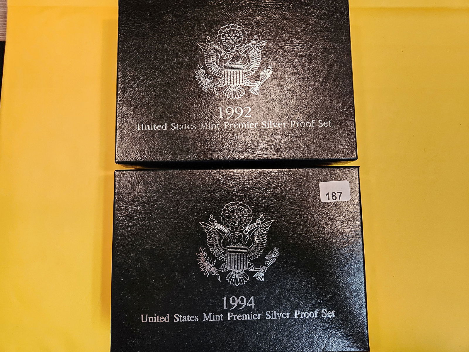 1992 and 1994 US SILVER Prestige Sets (1 of 1)