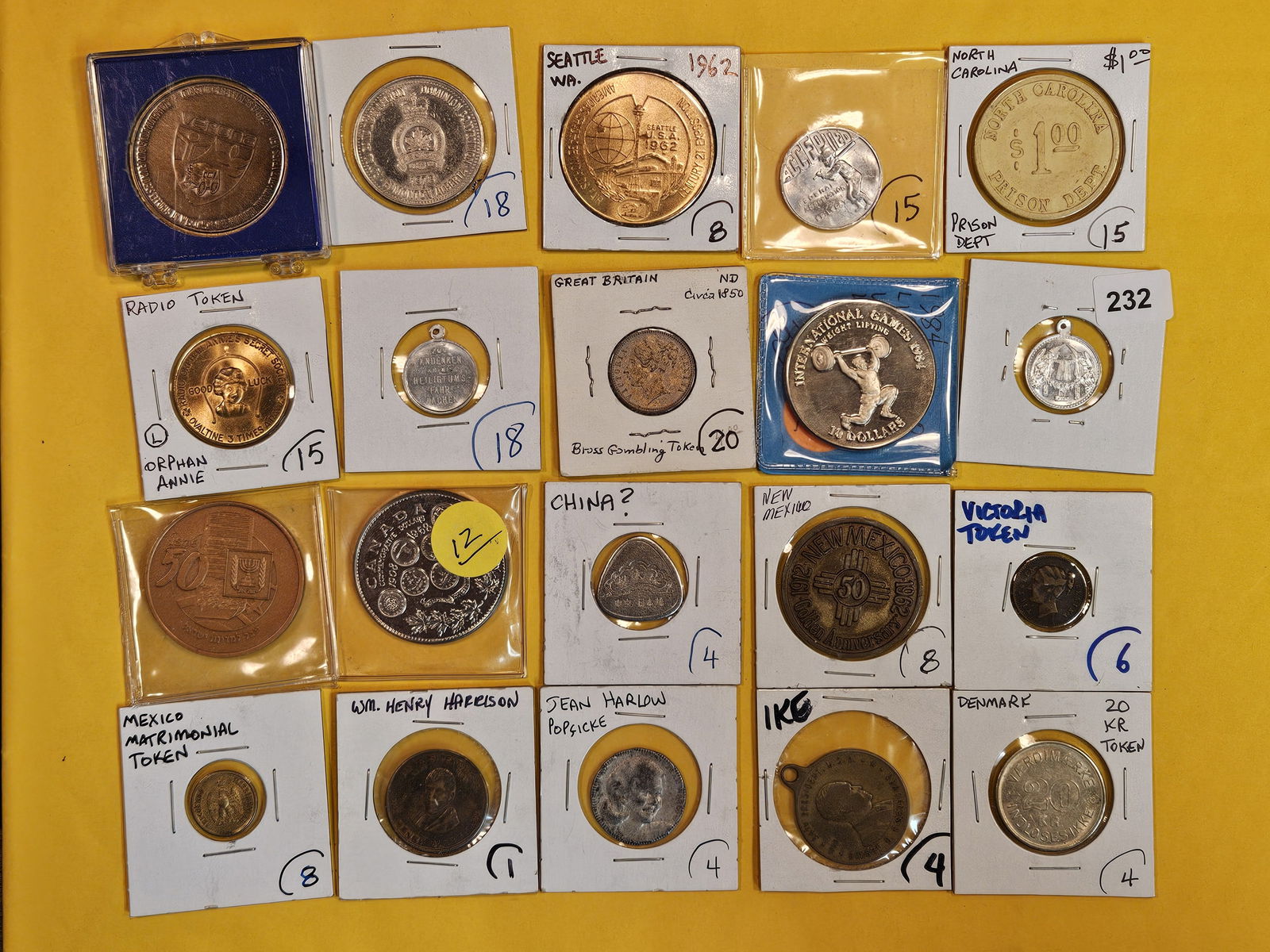 EXONUMIA!: Twenty cool, mixed pieces