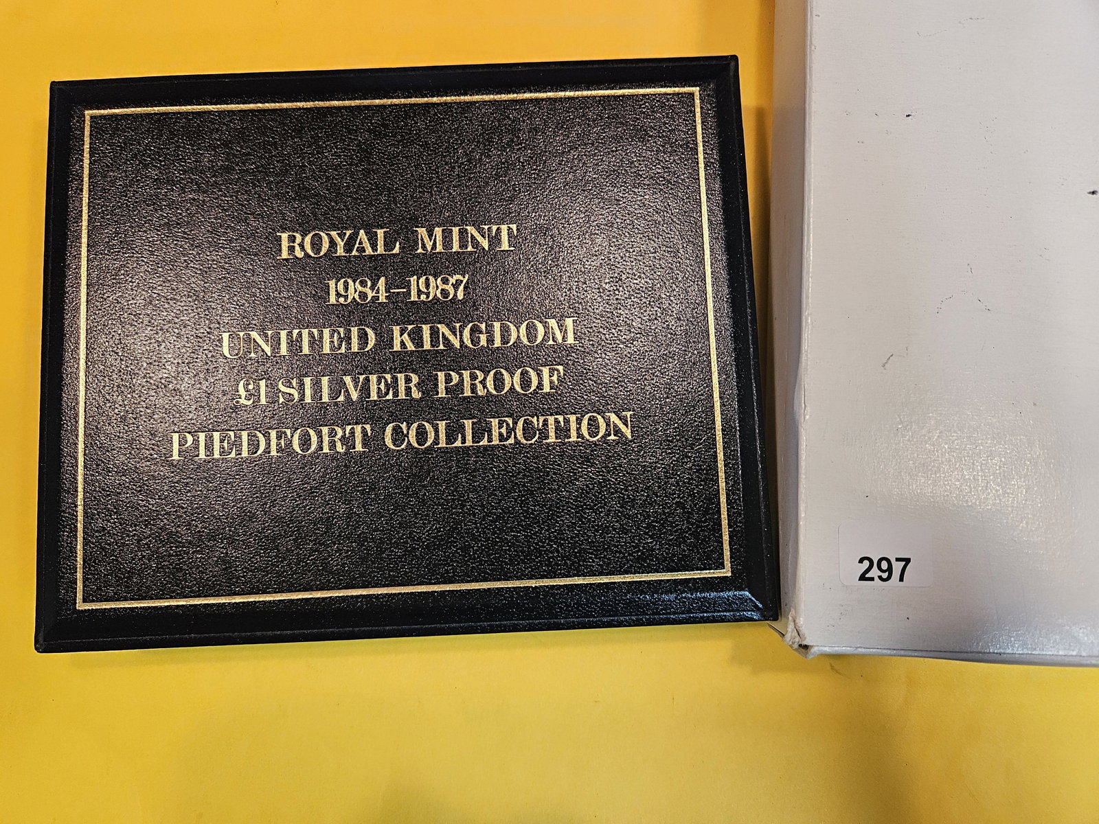 1984 - 1987 UK One Pound Silver Proof Piedfort Collection (1 of 3)