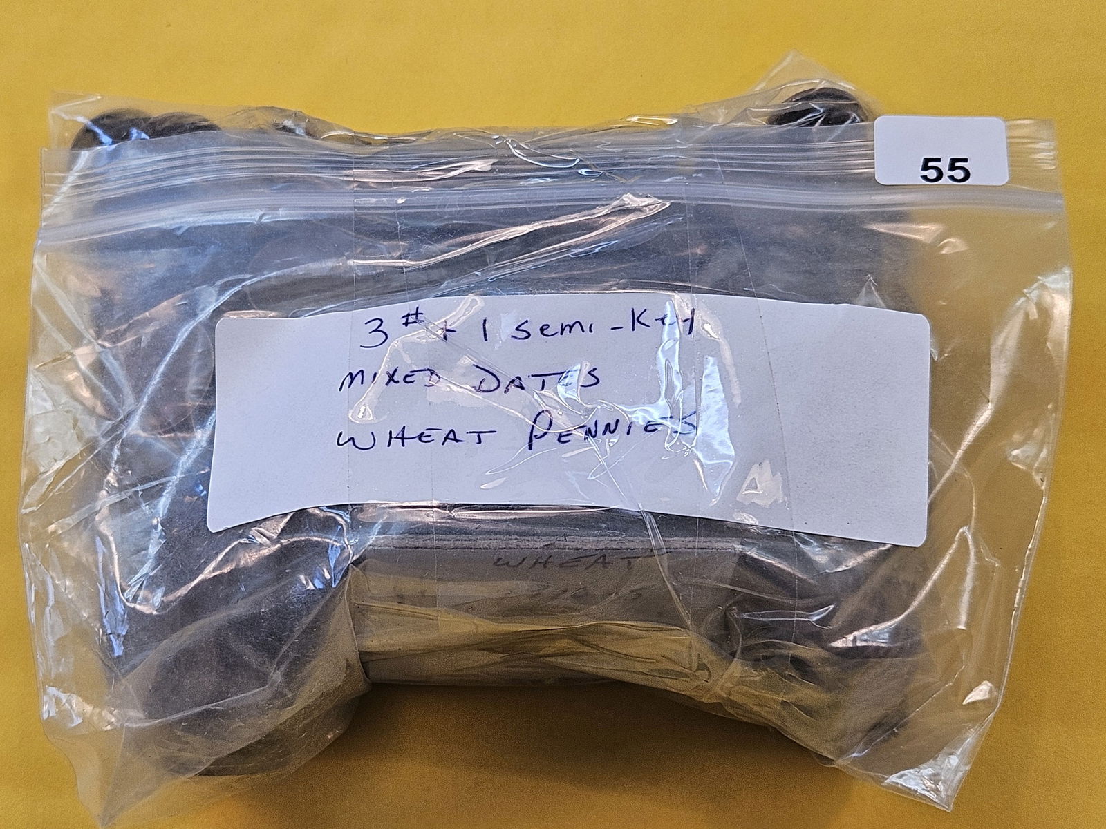 Three Pounds of Circulated Wheat Cents with a Semi Key Date (1 of 2)
