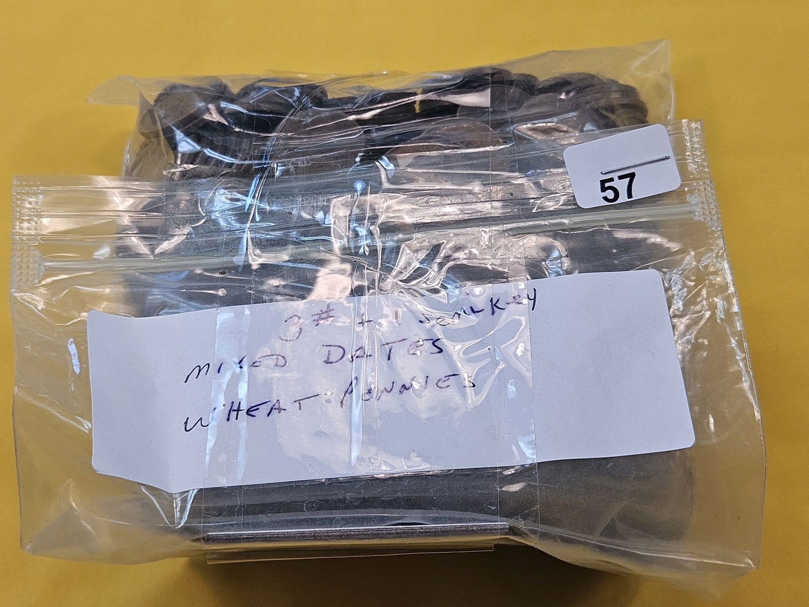 Three Pounds of Circulated Wheat Cents with a Semi Key Date (1 of 2)