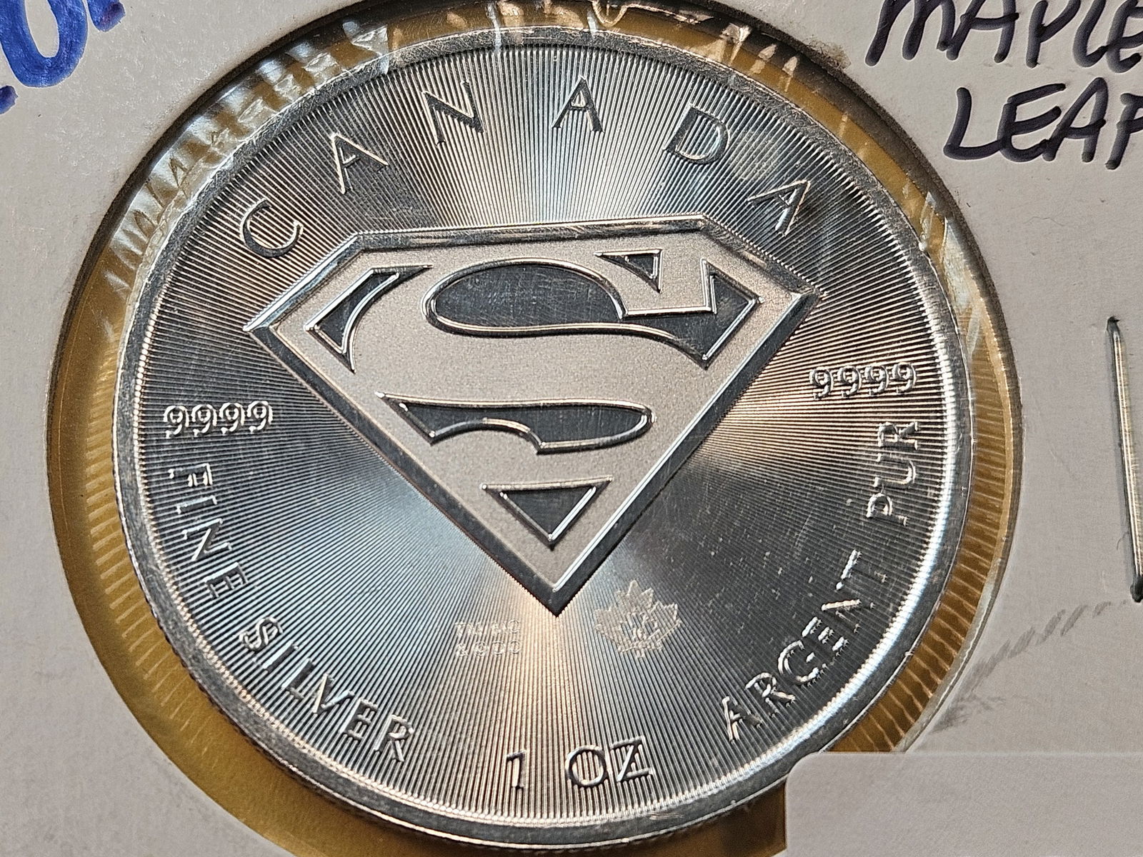 2016 GEM Canadian Five Dollar Silver Maple Leaf (1 of 4)