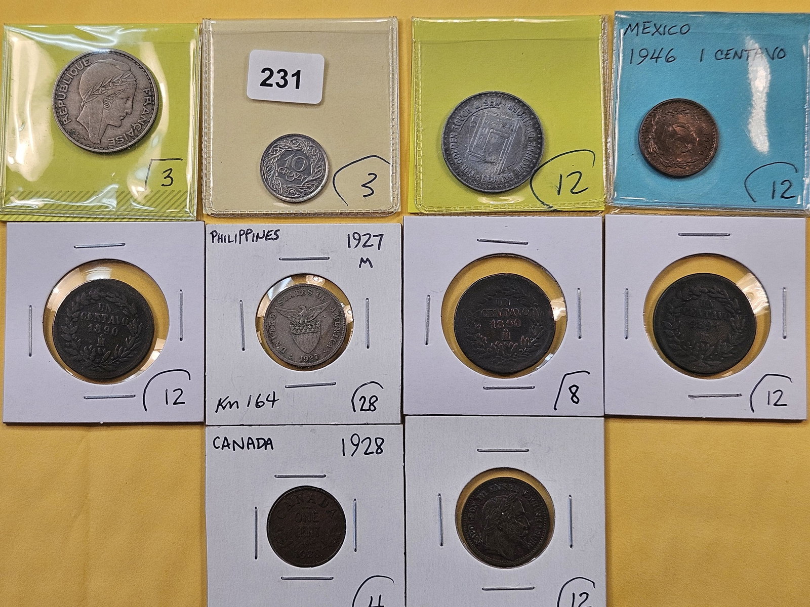 Ten Mixed World Coins (1 of 7)