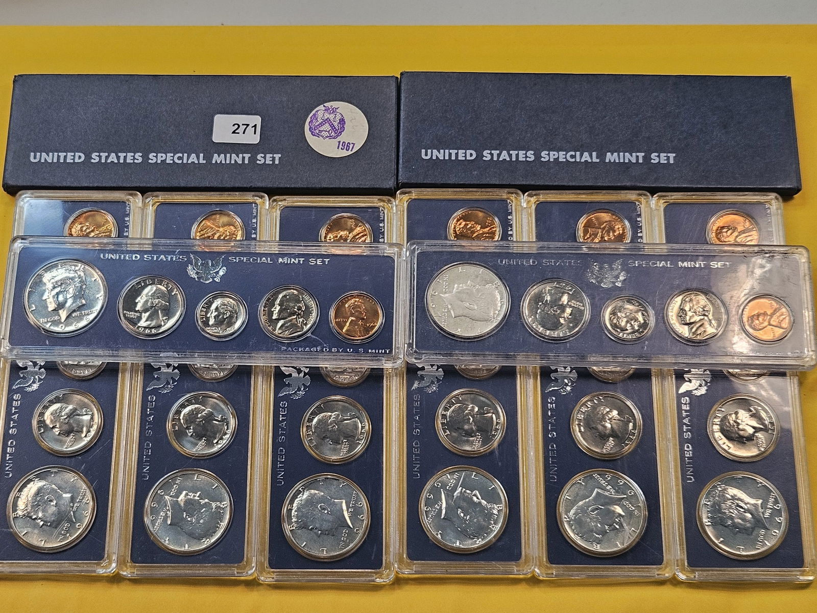 Ten Mixed US Mint Silver Special Mint Sets (1 of 5)