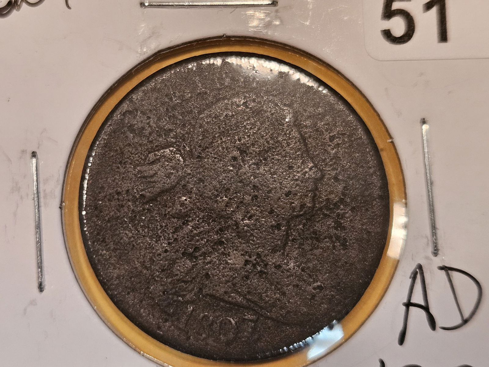 1807 Draped Bust Large Cent (1 of 3)