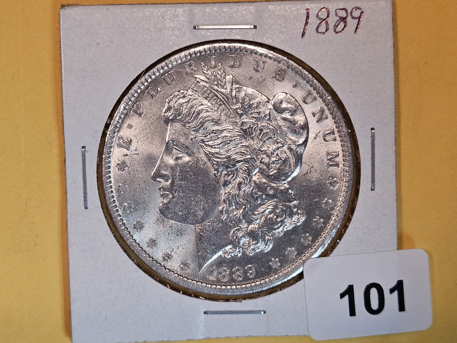 Brilliant Uncirculated Plus 1889 Morgan Dollar (1 of 3)