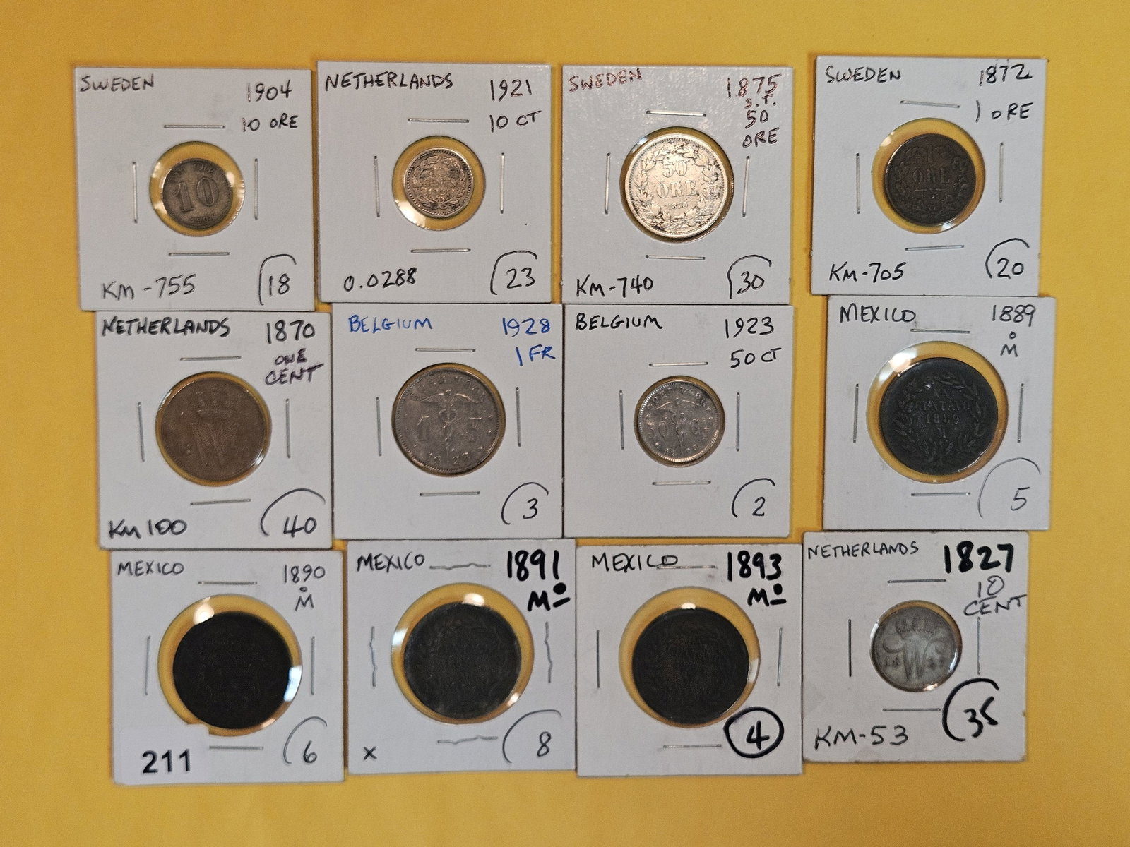 Twelve more nice mixed World Coins (1 of 8)