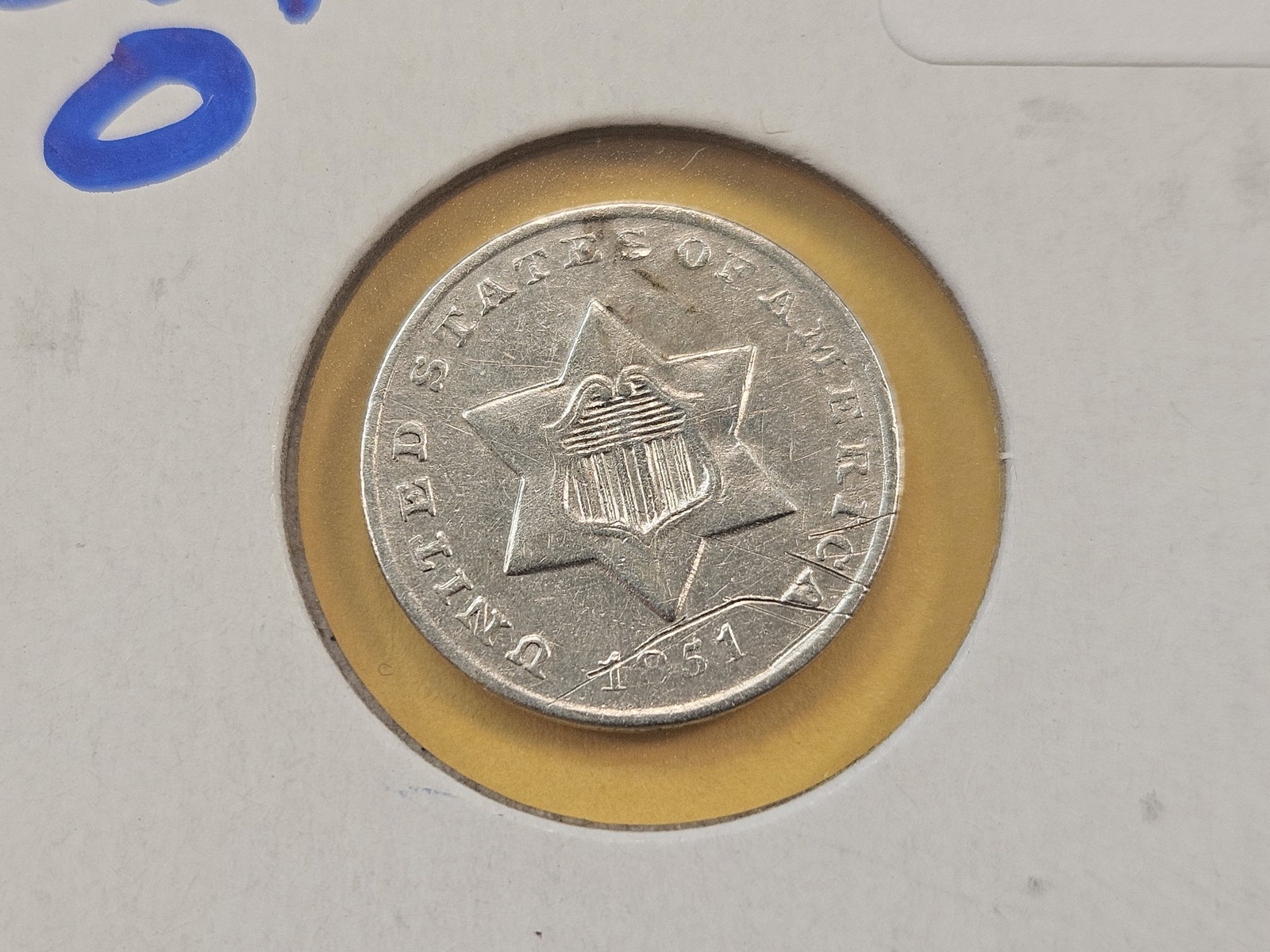 1851-O Three Cent Silver (1 of 4)