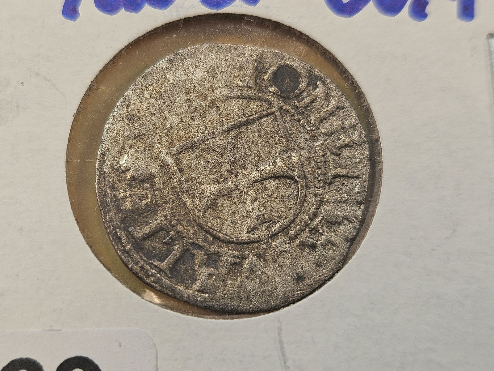 MEDIEVAL! Silver Crusader Coin with Cross (1 of 4)