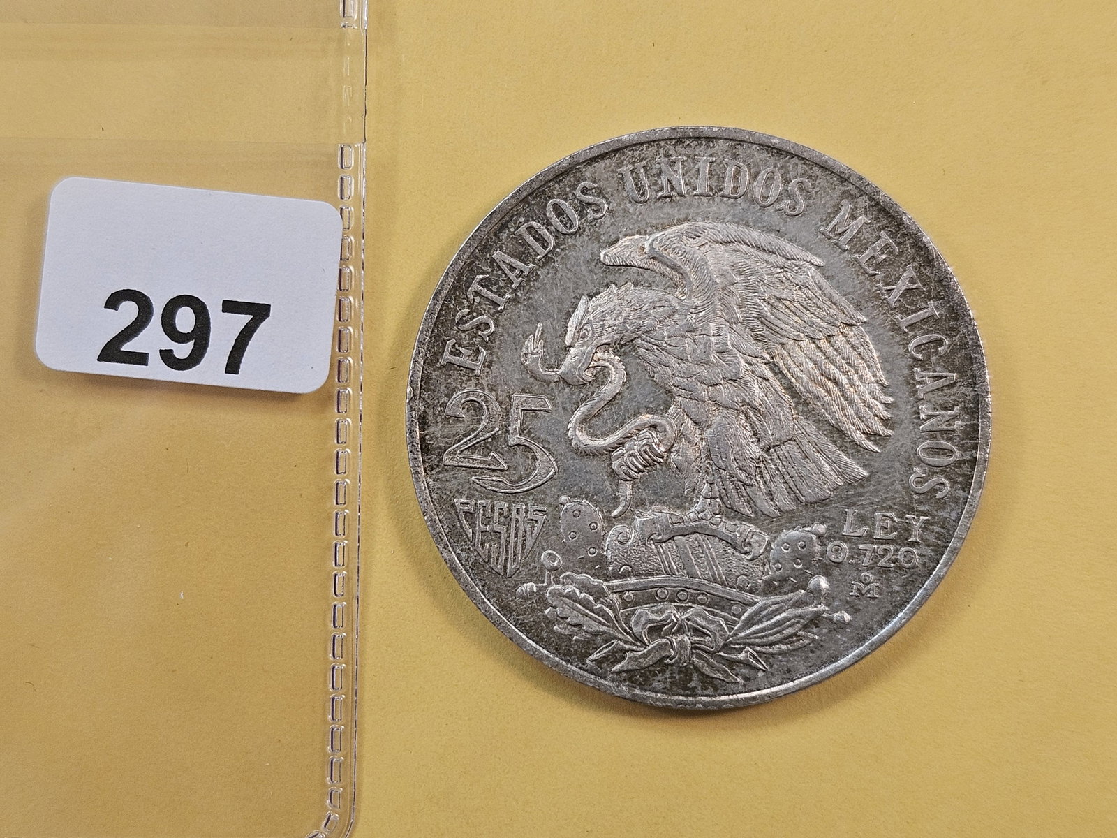 1968 Mexican Silver Twenty-five Peso Olympic Coin (1 of 2)