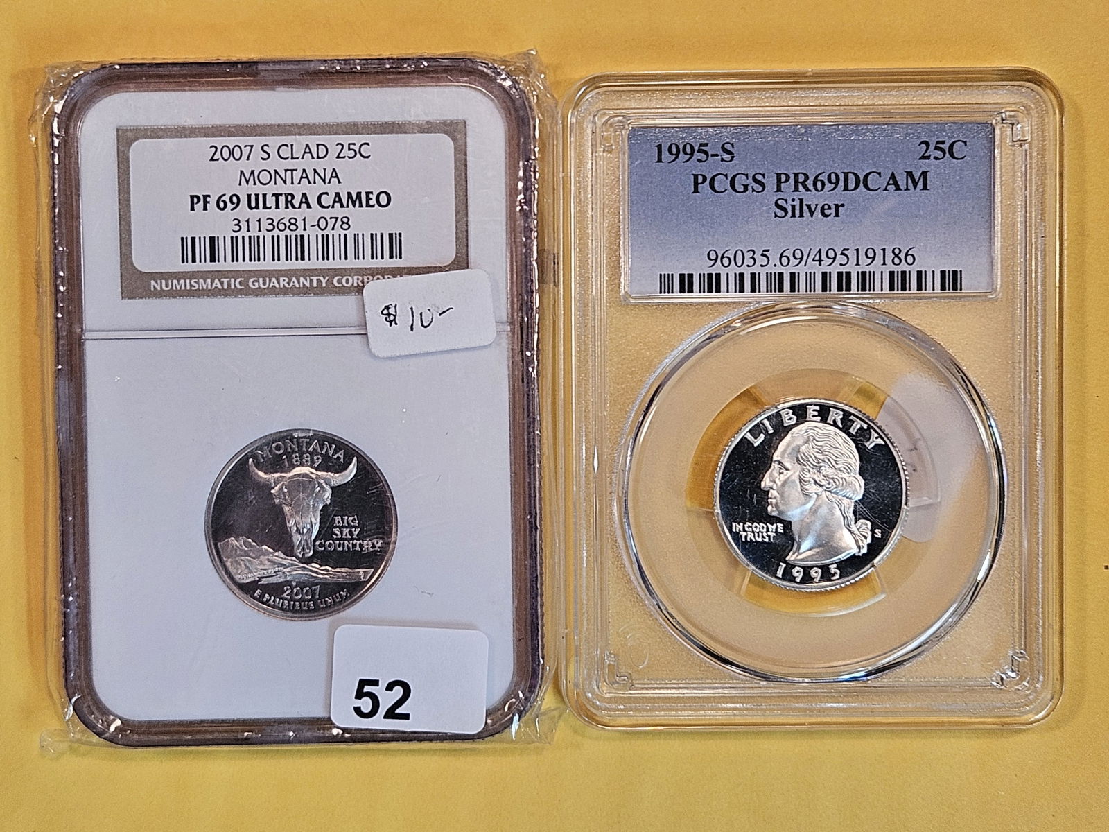 NGC and PCGS-graded Washington Quarters (1 of 2)