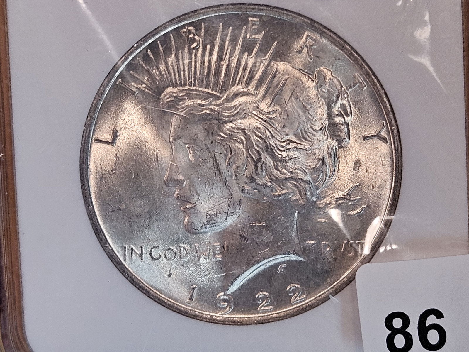 NGC 1922 Peace Dollar in Mint State 63 (1 of 4)