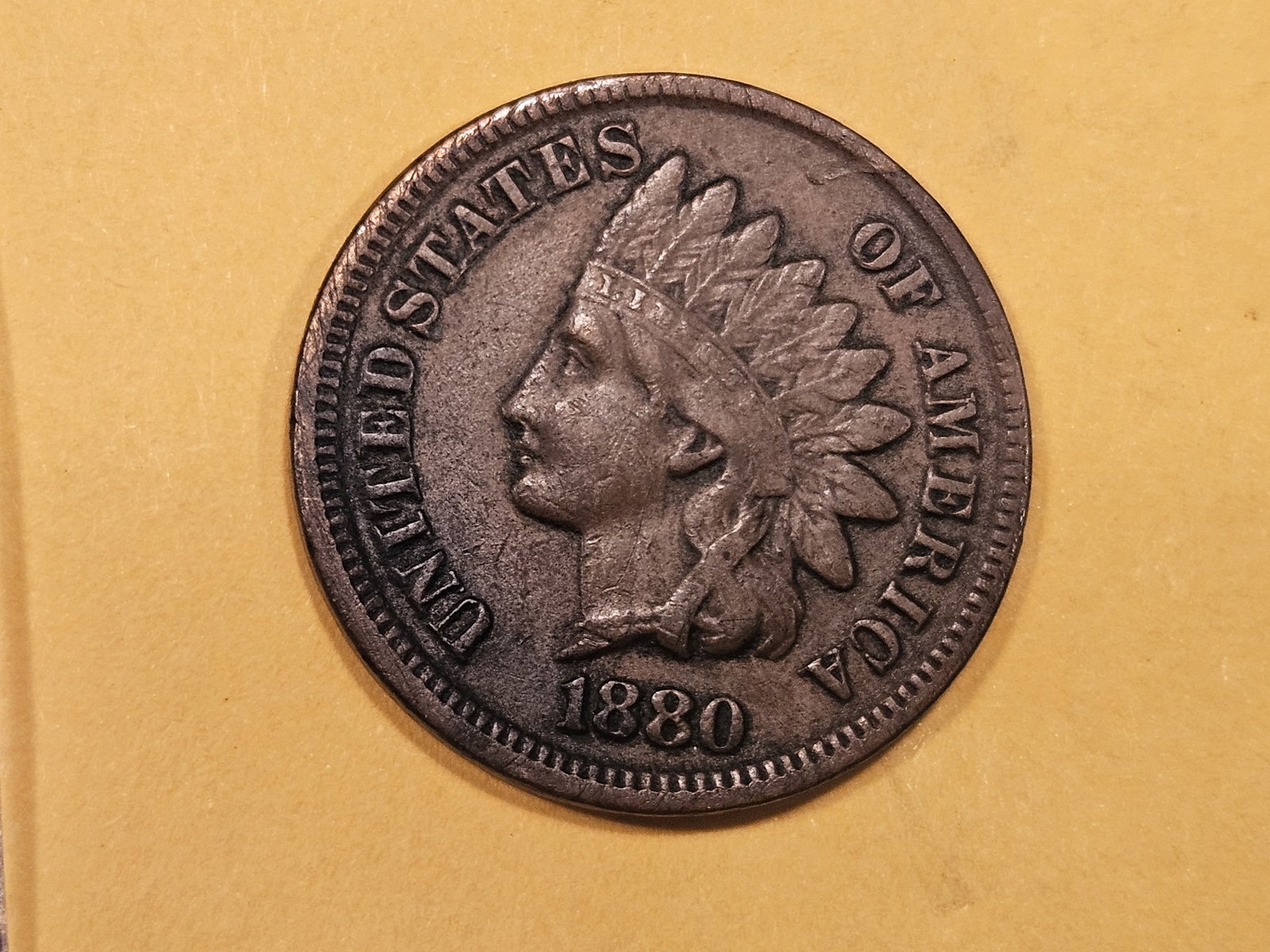 1880 Indian Cent in Extra Fine (1 of 3)