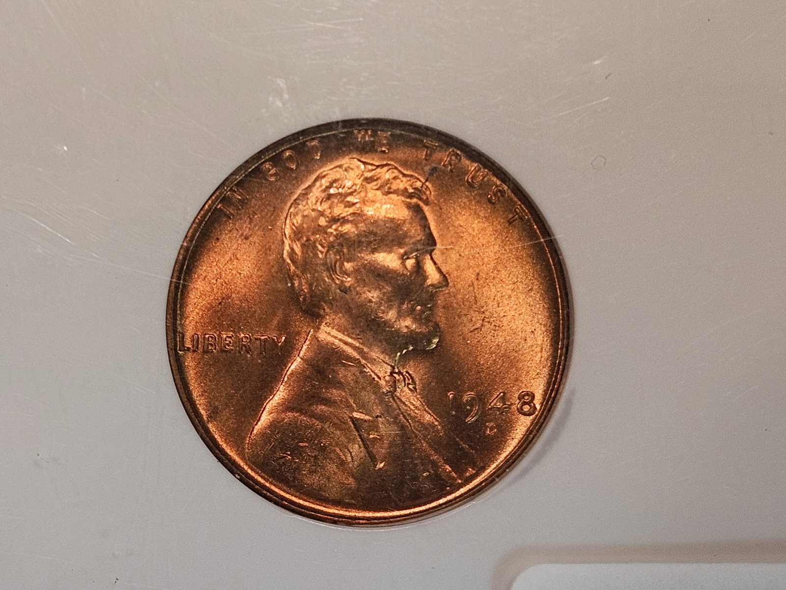 GEM! NGC 1948-D Wheat Cent in Mint State 66 RED: Blazer