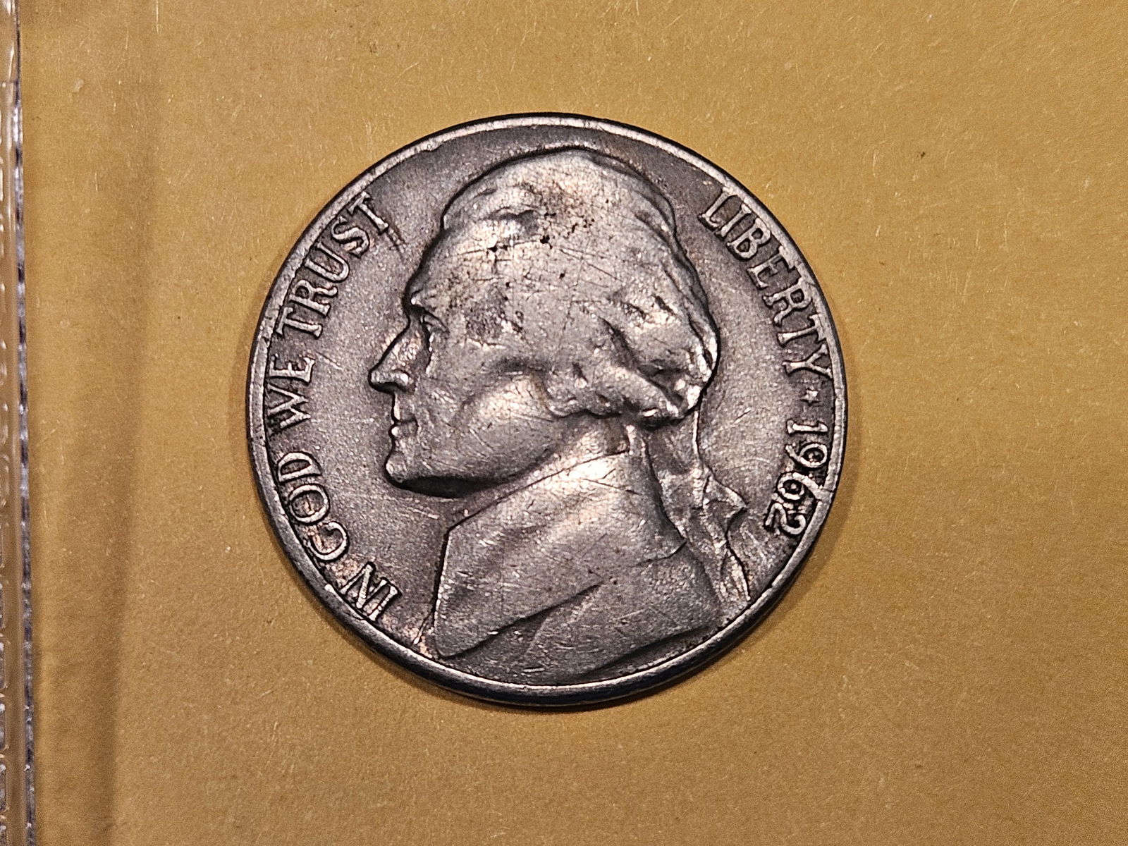 ERROR! 1962 Jefferson Nickel (1 of 4)