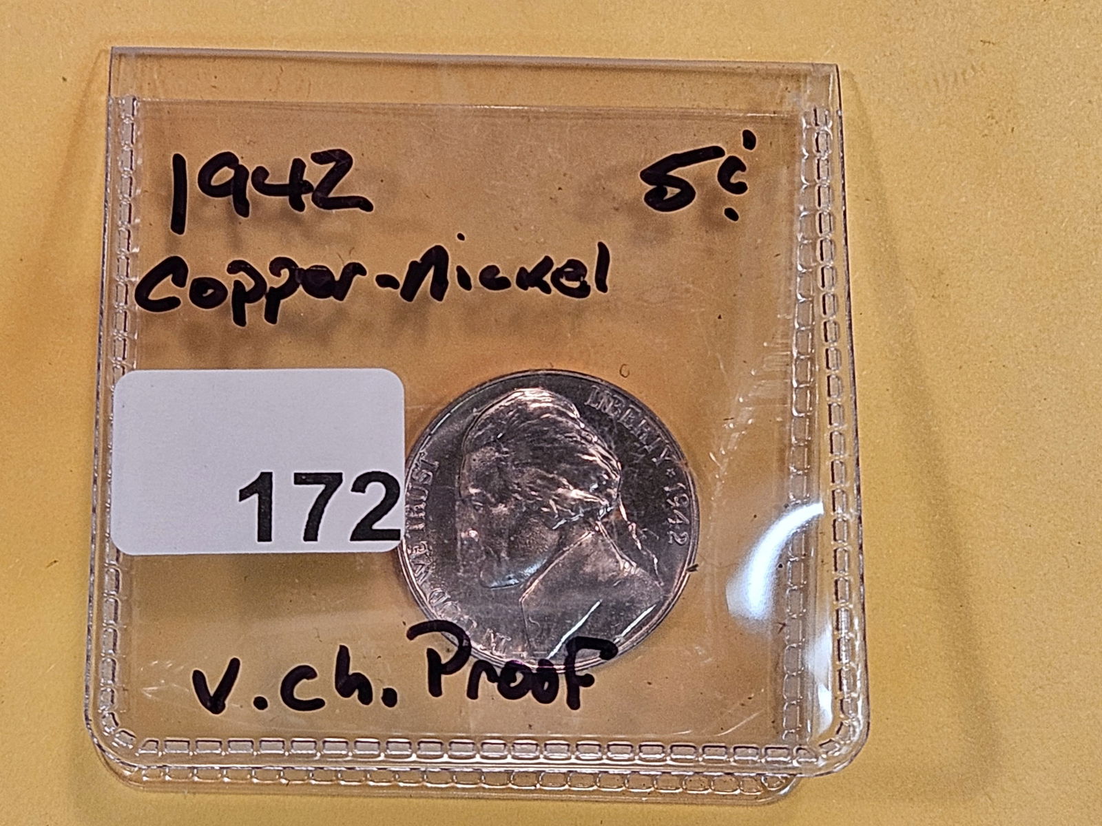 Very Choice Proof 1942 Jefferson Nickel (1 of 6)