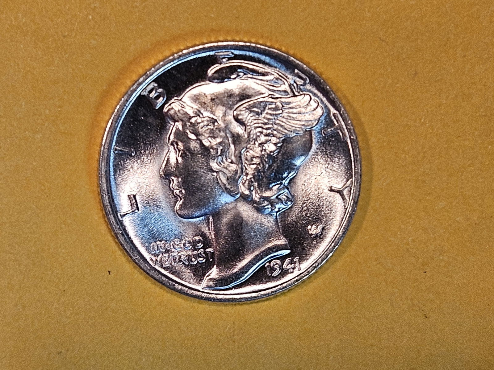 Gem Brilliant Uncirculated 1941 Mercury Dime FSB (1 of 8)